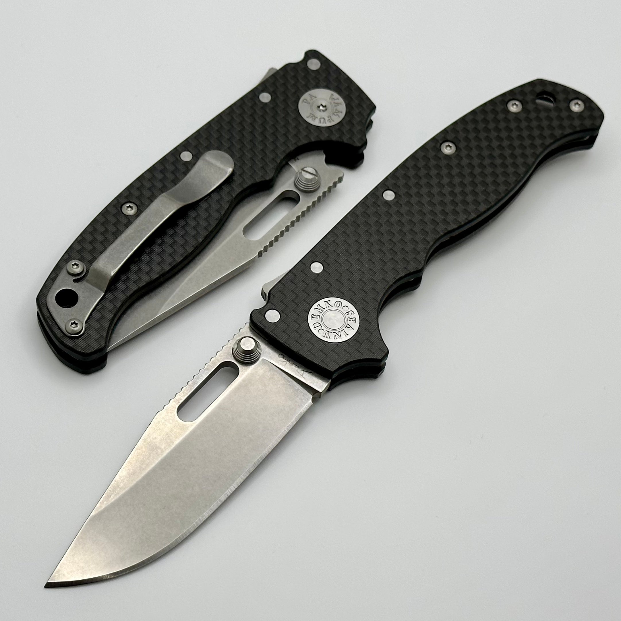 Demko AD20.5 20CV Clip Point & Carbon Fiber