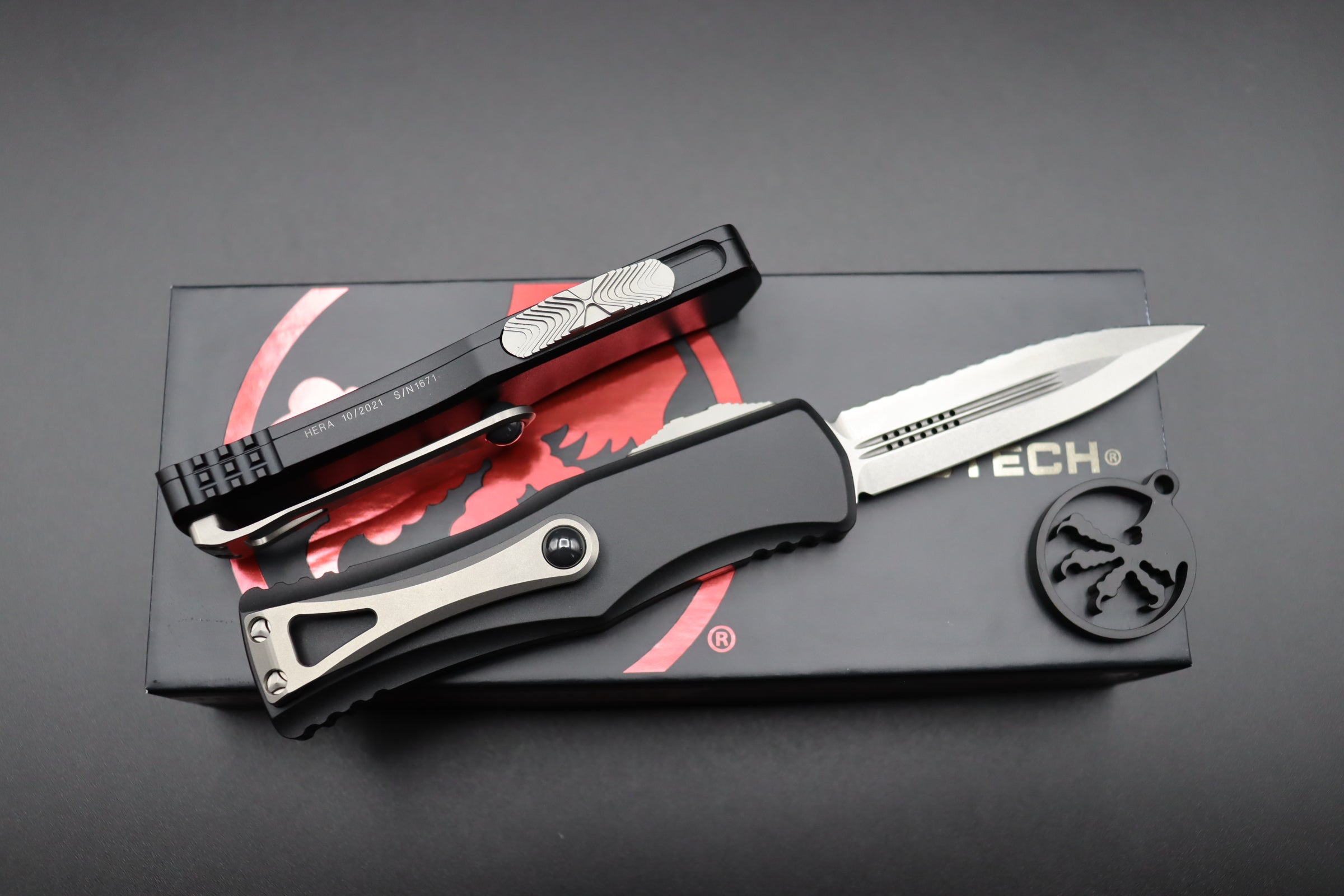 Microtech Hera D/E Stonewash F/S 702-12