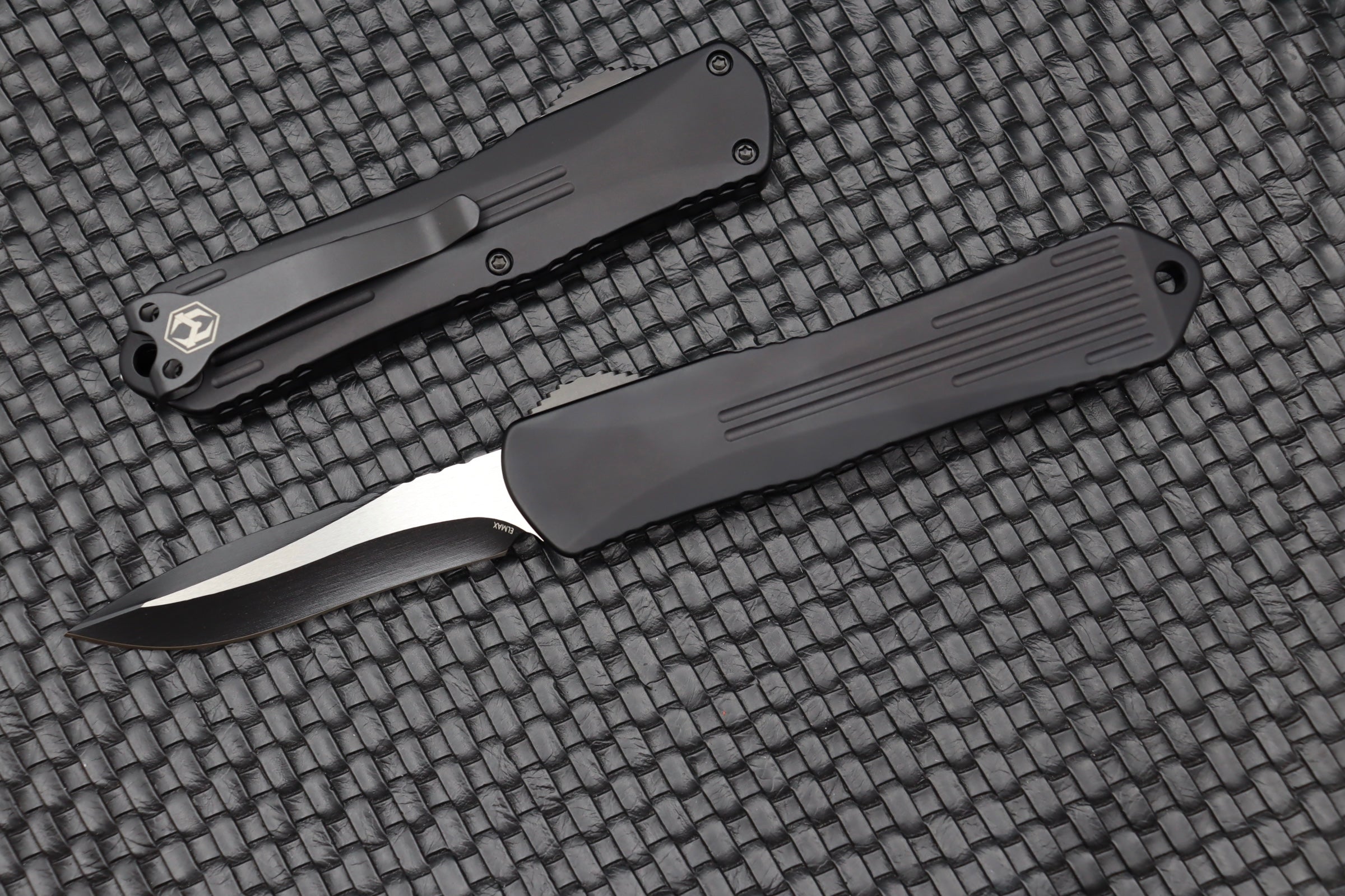 Heretic Knives Manticore E Recurve Two Tone Black