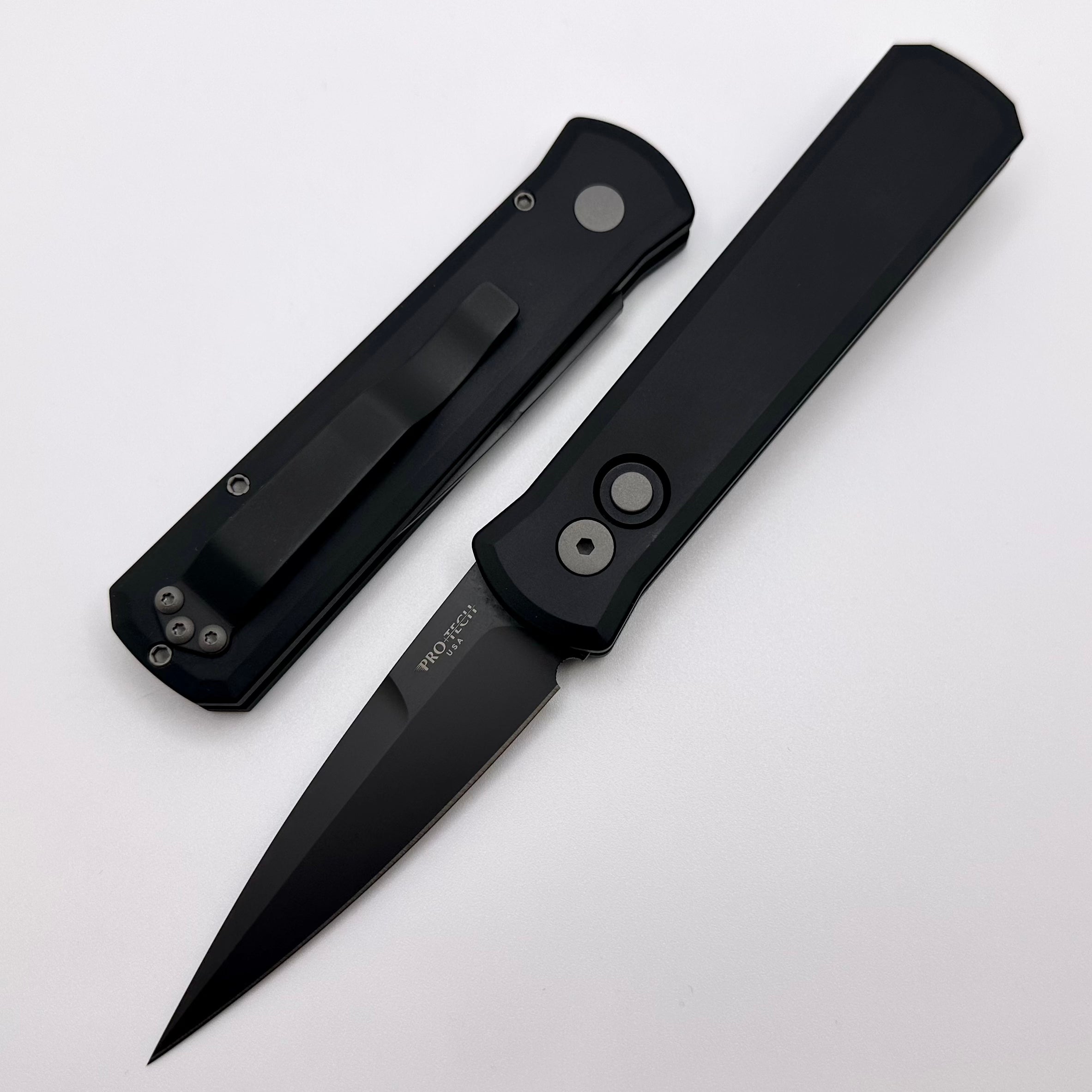 Pro-Tech Godson w/ Black Handle & Black 154-CM Blade 721