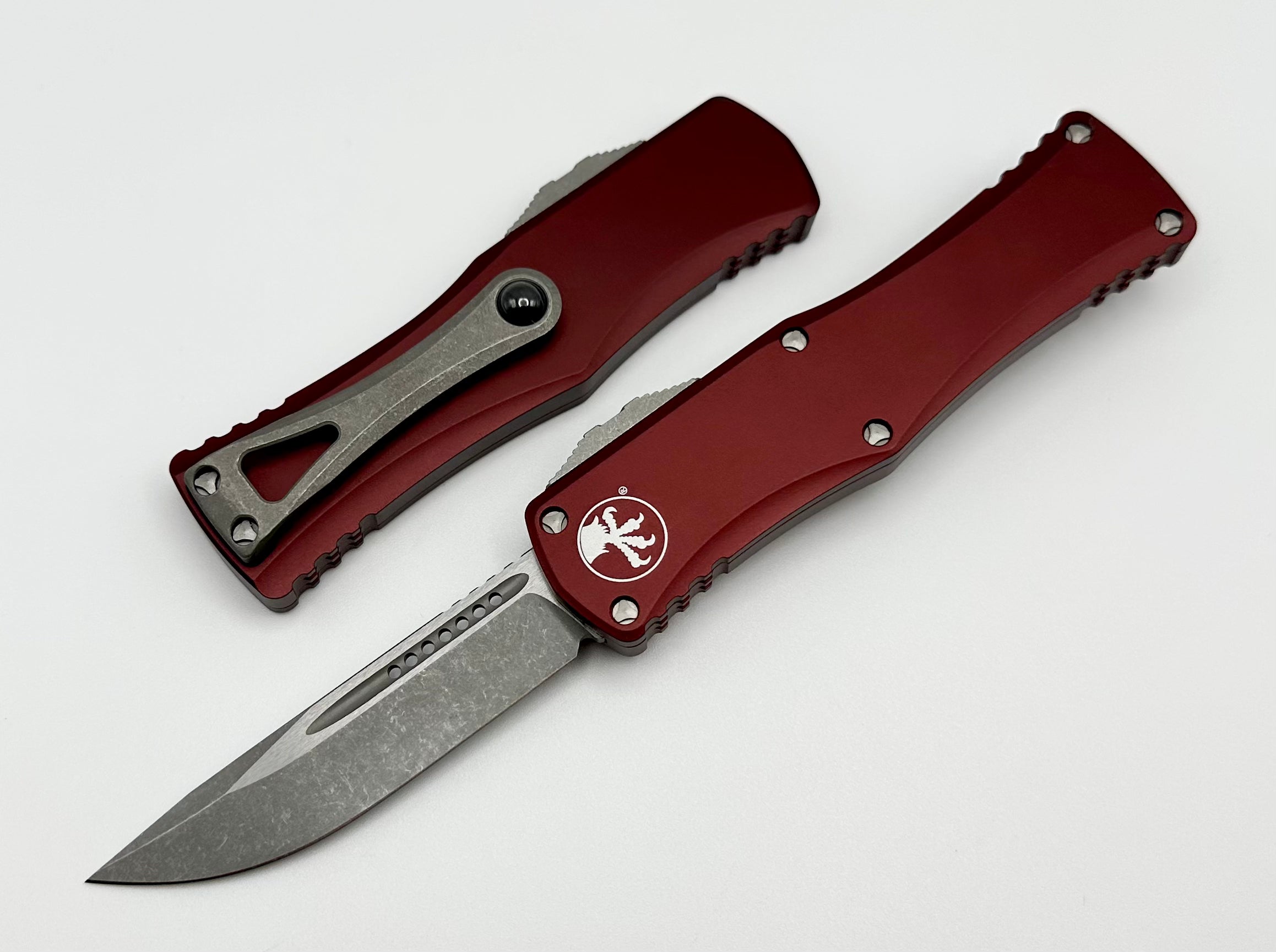 Microtech Hera Single Edge Apocalyptic Standard & Merlot 703-10APMR