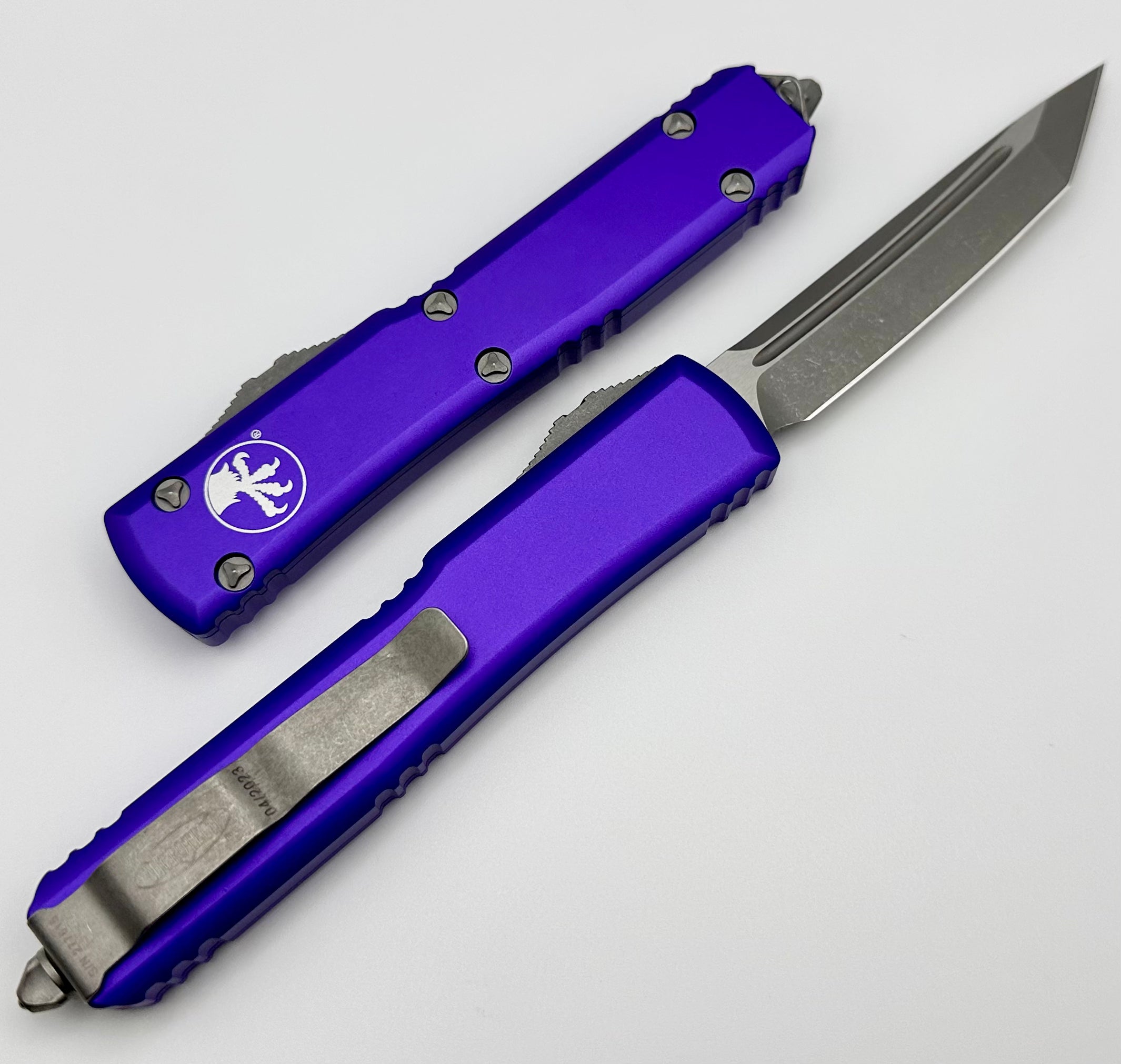 Microtech Ultratech Tanto Apocalyptic Standard & Purple 123-10APPU