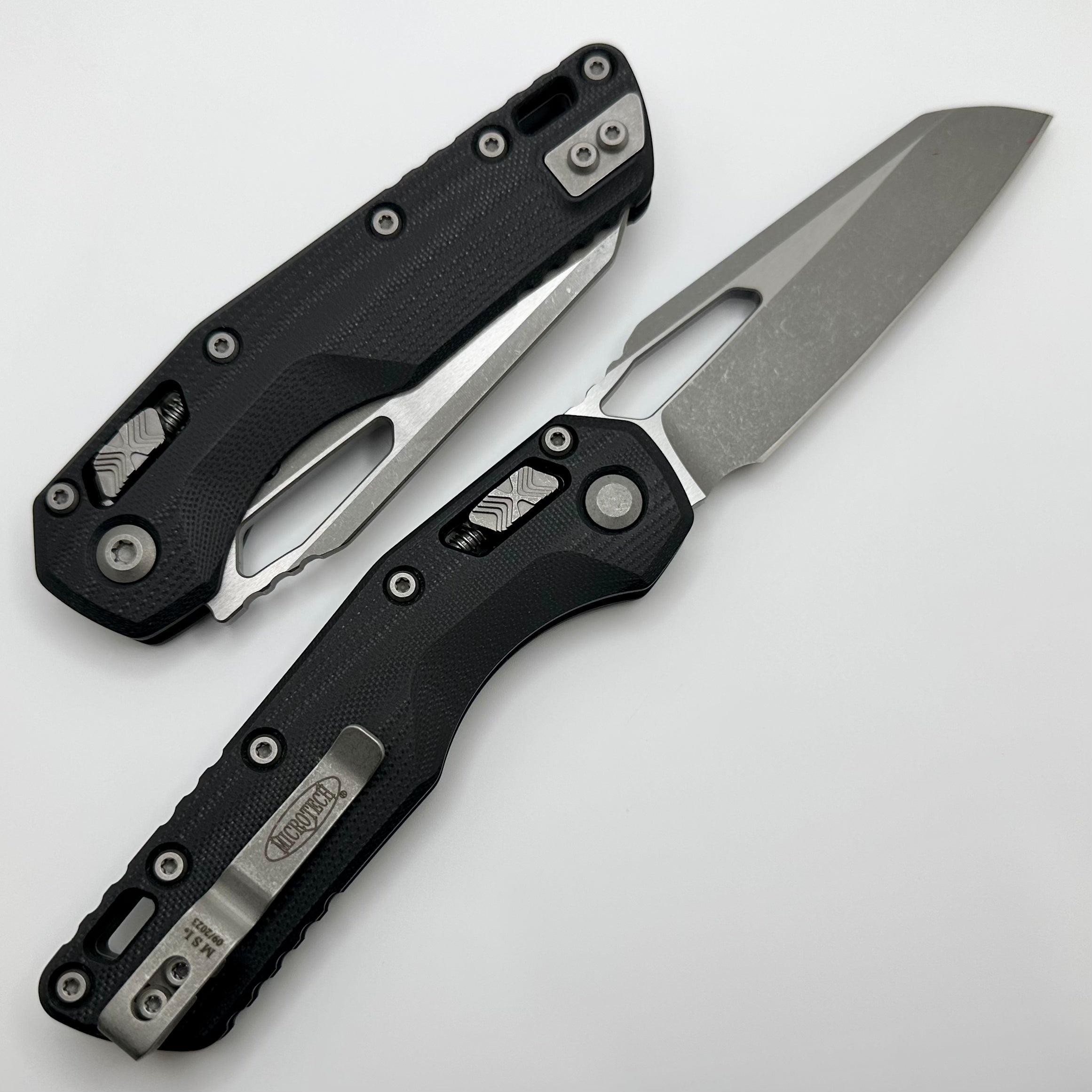 Microtech Knives MSI RAM LOK Black G-10 & M390MK Apocalyptic Standard 210-10APGTBK