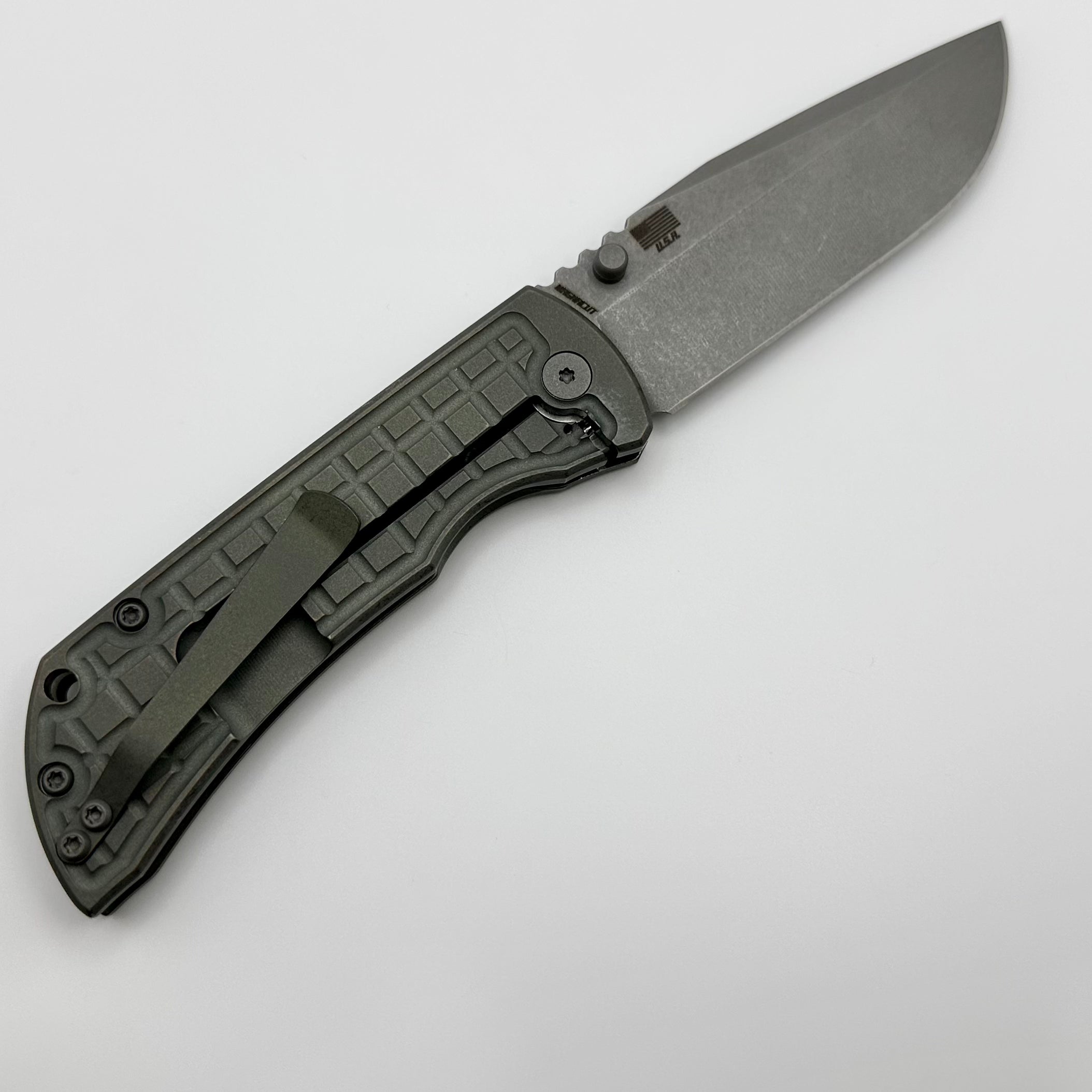 McNees Performance Machined Mac 2 3.5 Green/Bronze Frag Atomic w/ Stonewash MagnaCut GEN 2