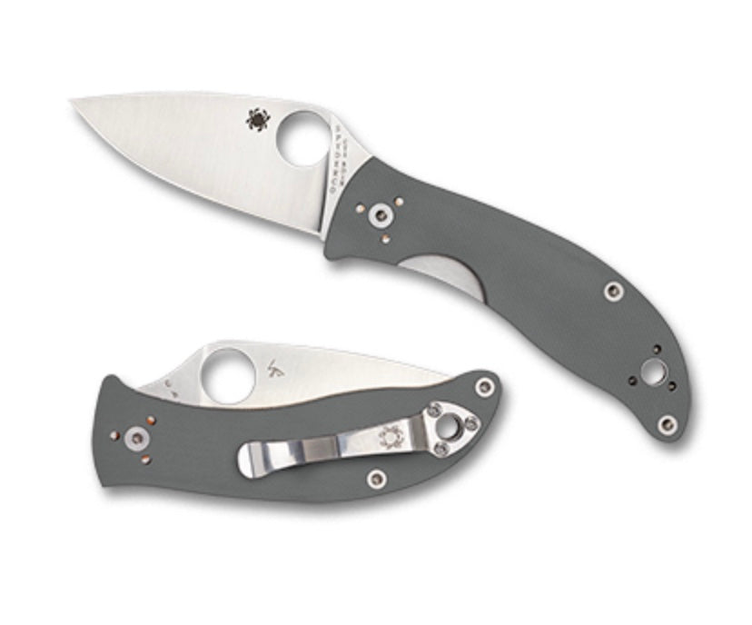 Spyderco Alcyone Gray G-10 & CTS BD1N C222GPGY