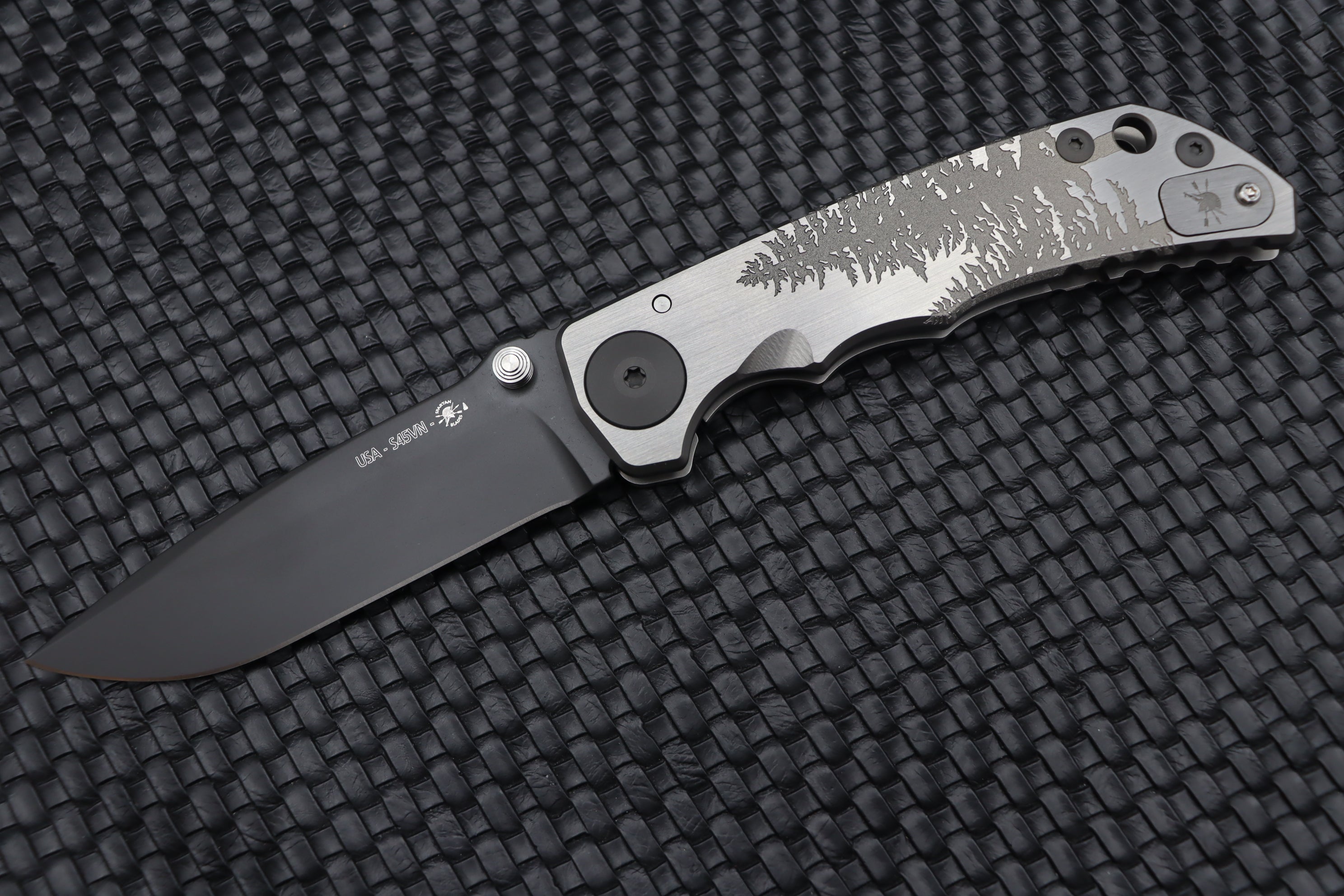 Spartan Blades Harsey Folder 2021 Special Edition Fir Trees