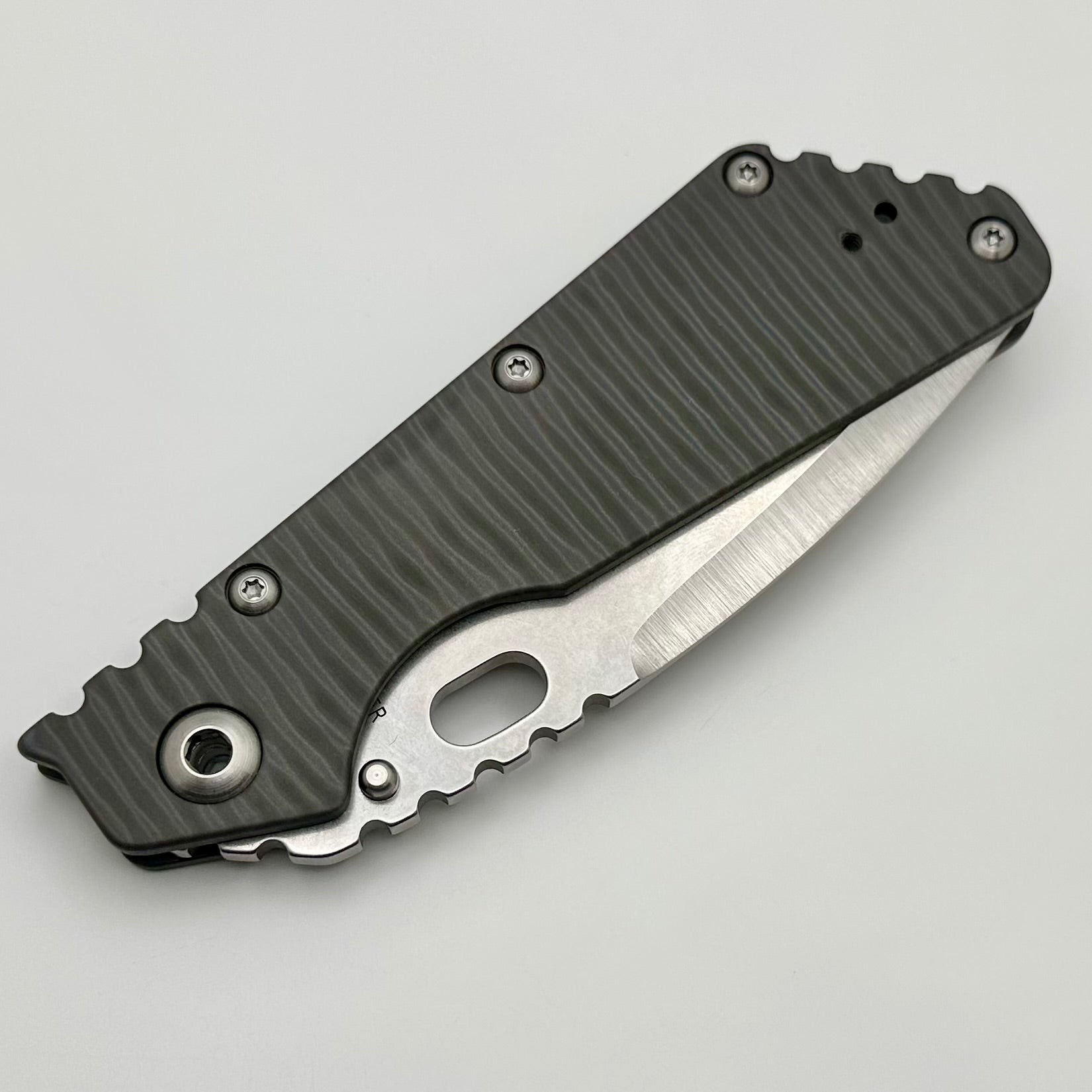 Mick Strider SMF XL Flamed Titanium & Compound Ground MagnaCut