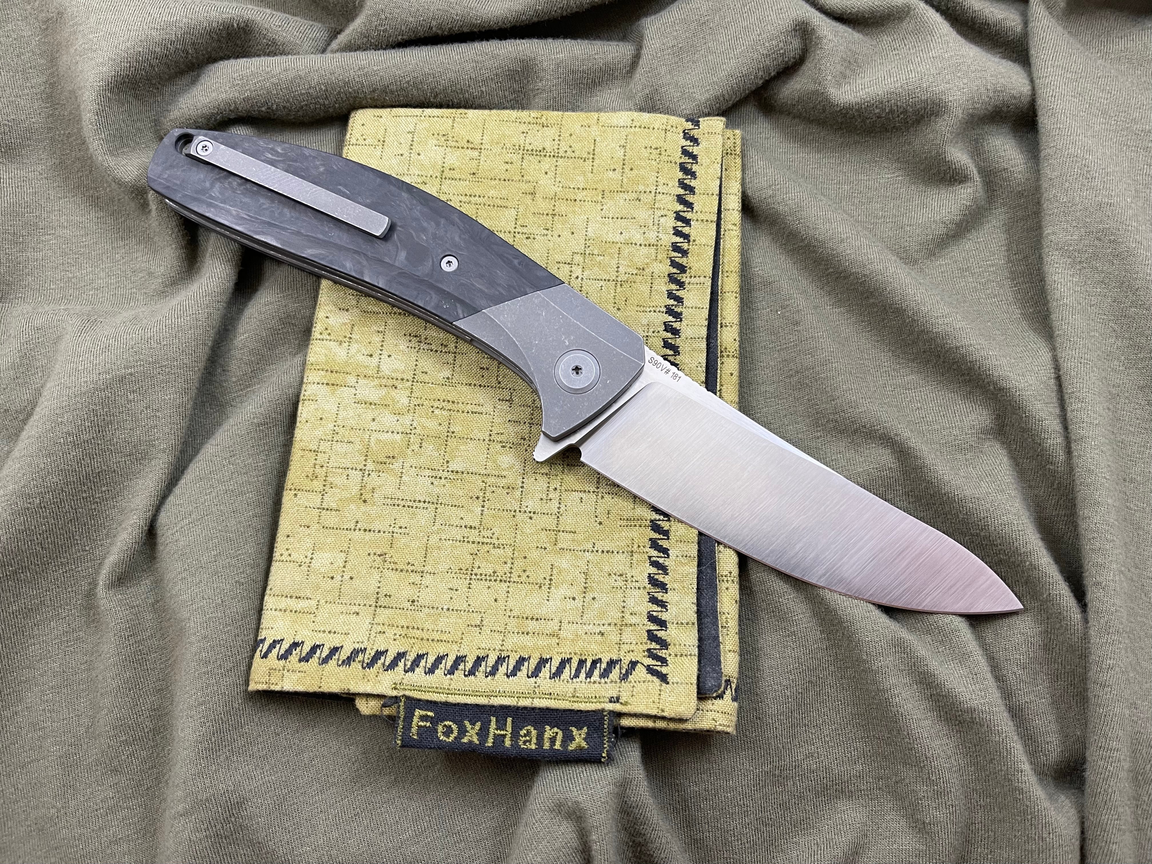 Custom Knife Factory MKAD Marun Carbon Fiber S90V