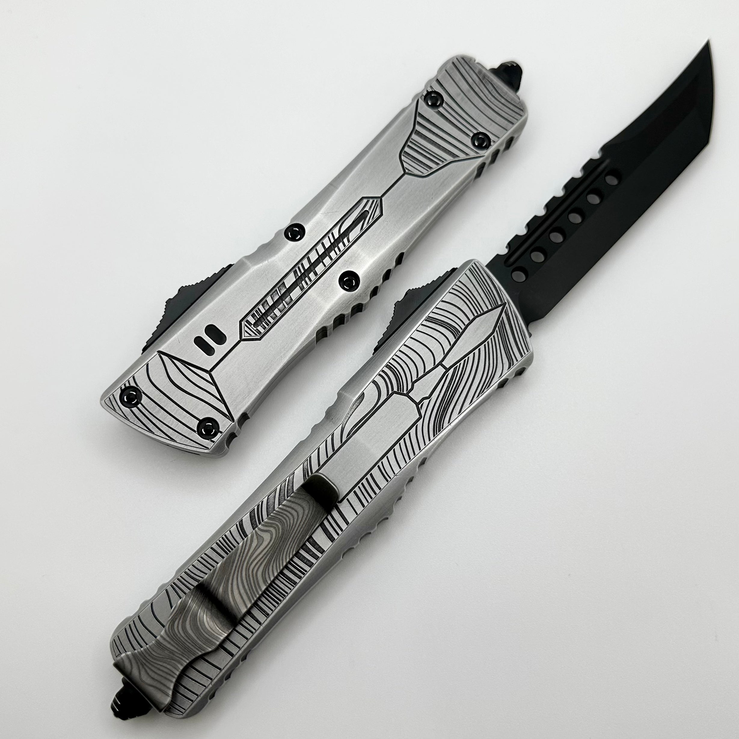 Microtech Combat Troodon DLC Hellhound Beskar Signature Series 219-1DLCMD ONE PER HOUSEHOLD