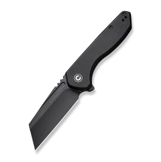 Civivi ExOne Flipper Black G-10 & Black Stonewash Nitro-V C23036-1