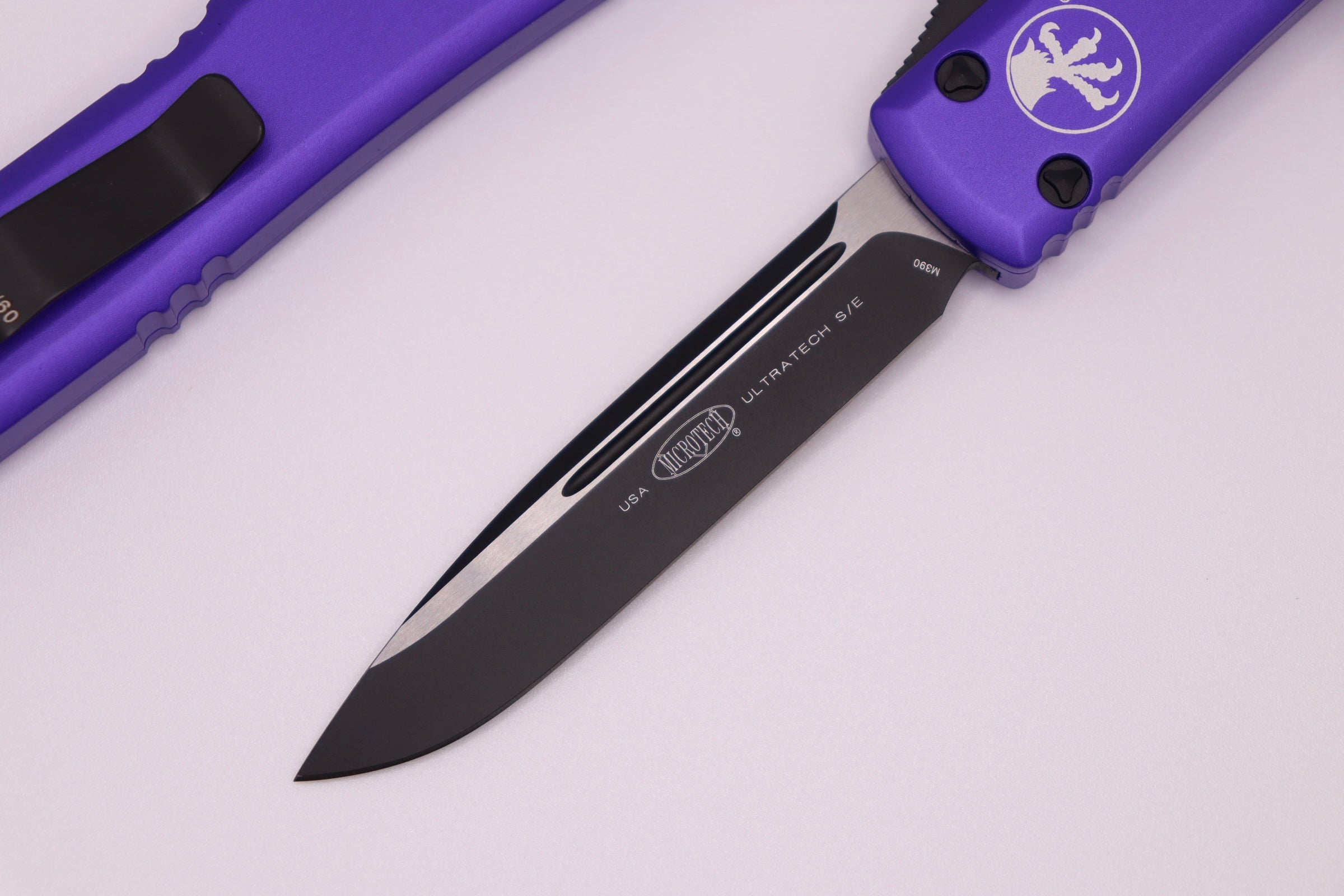 Microtech Ultratech Single Edge Purple Standard 121-1PU