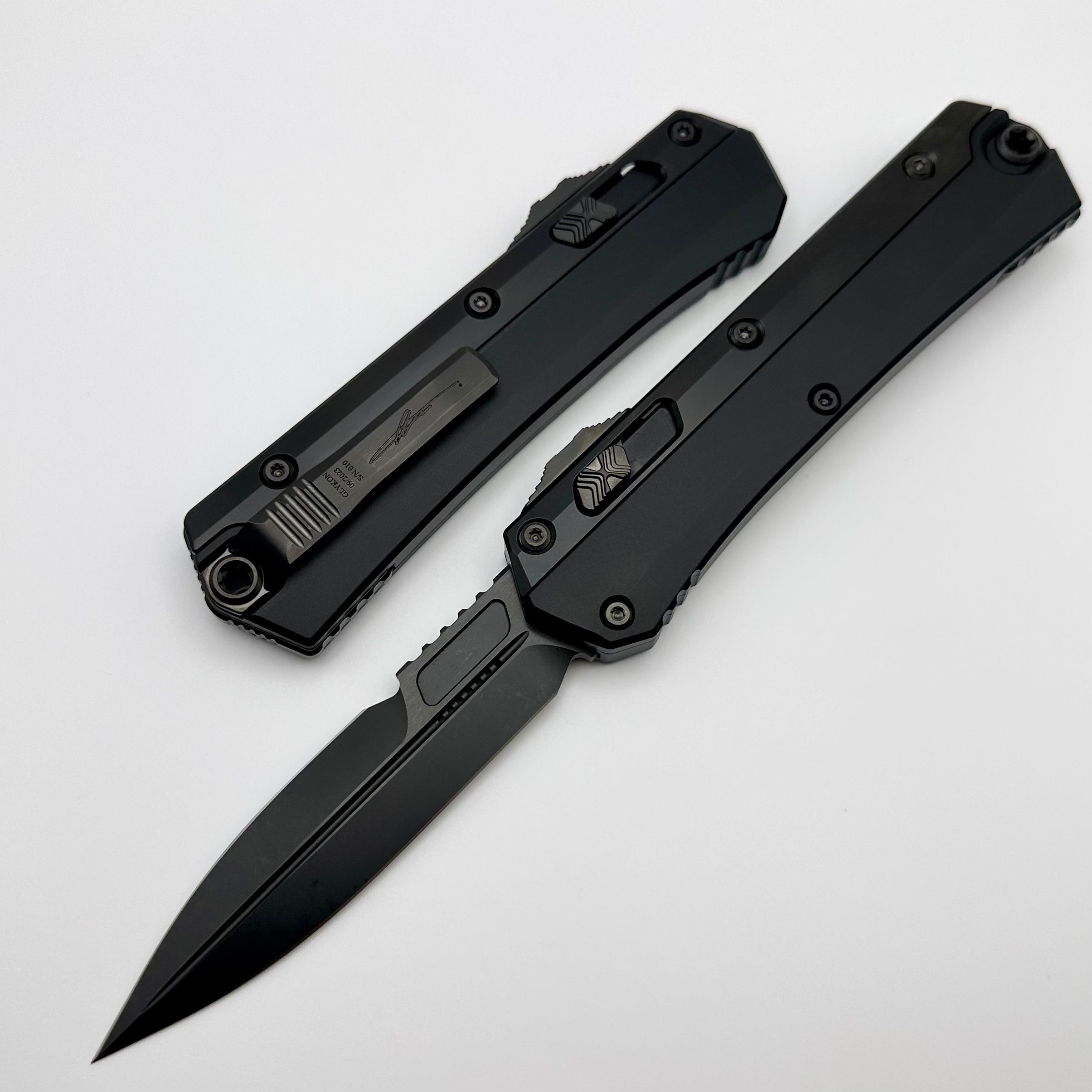 Microtech Glykon Shadow Bayonet w/ DLC Overlay Signature Series 184-1DLCTSH ONE PER HOUSEHOLD