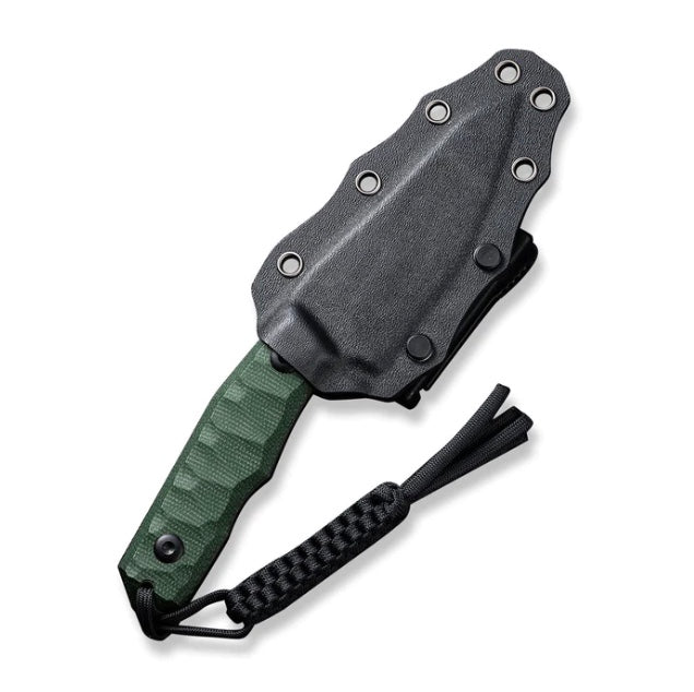 Civivi Propugnator Green Canvas Micarta & D2 Fixed Blade C23002-2