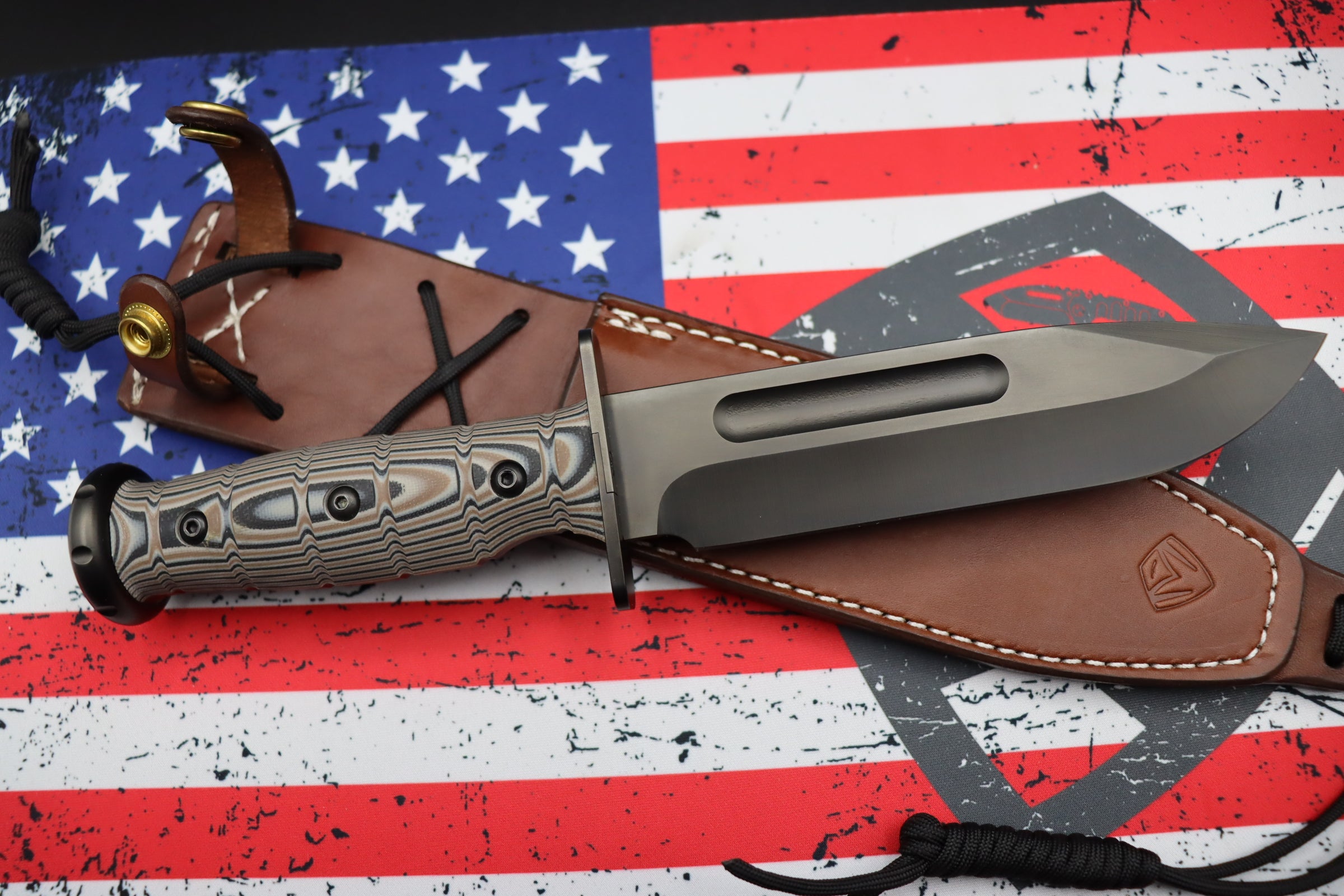 Medford Knife USMC Fighter Fixed Blade CPM-S35VN PVD & G-10