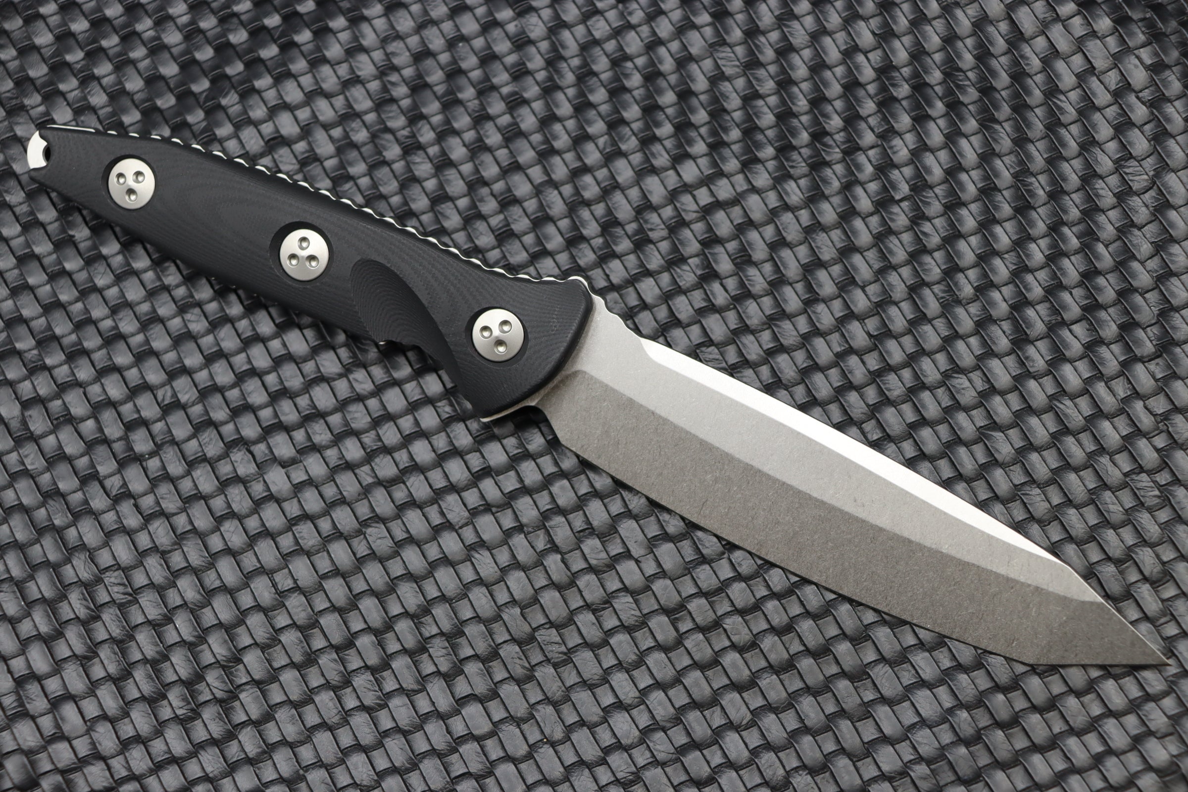 Microtech Socom Alpha Tanto Stonewash Standard 114-10