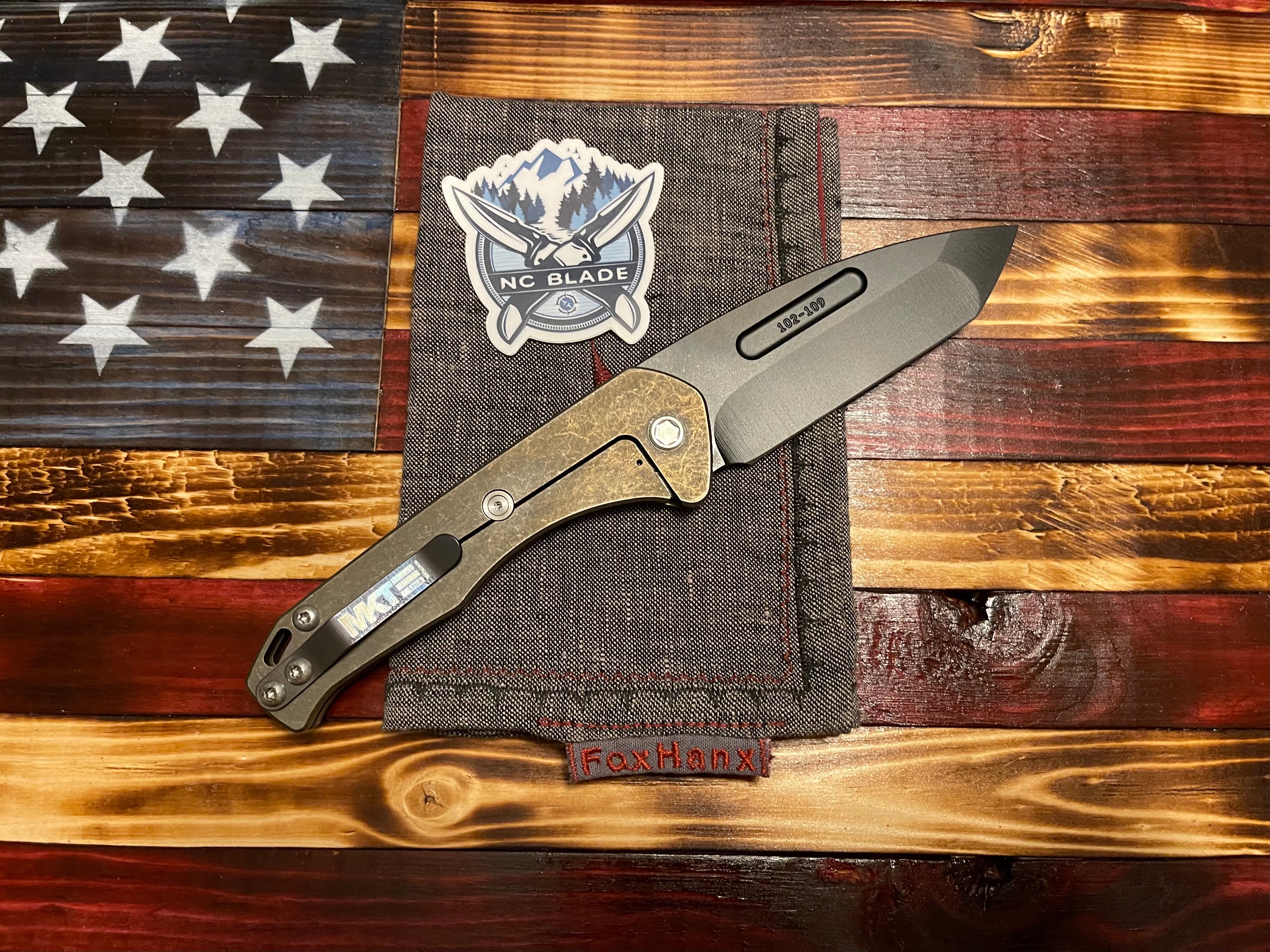 Medford Praetorian Slim Tanto PVD S35VN Flamed Bronze