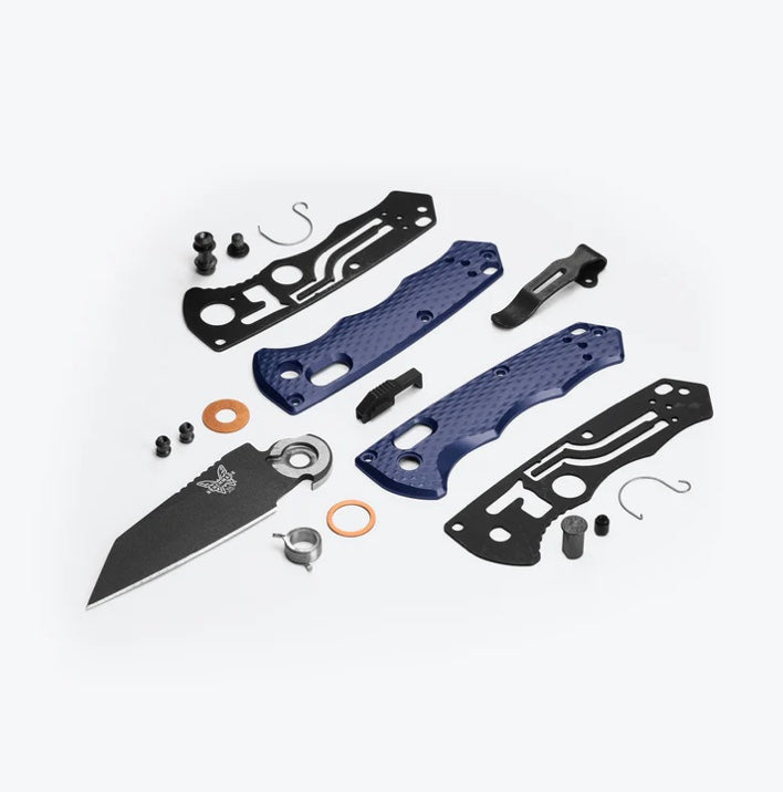 Benchmade Auto Partial Immunity Crater Blue Aluminum & CPM-M4 2950BK