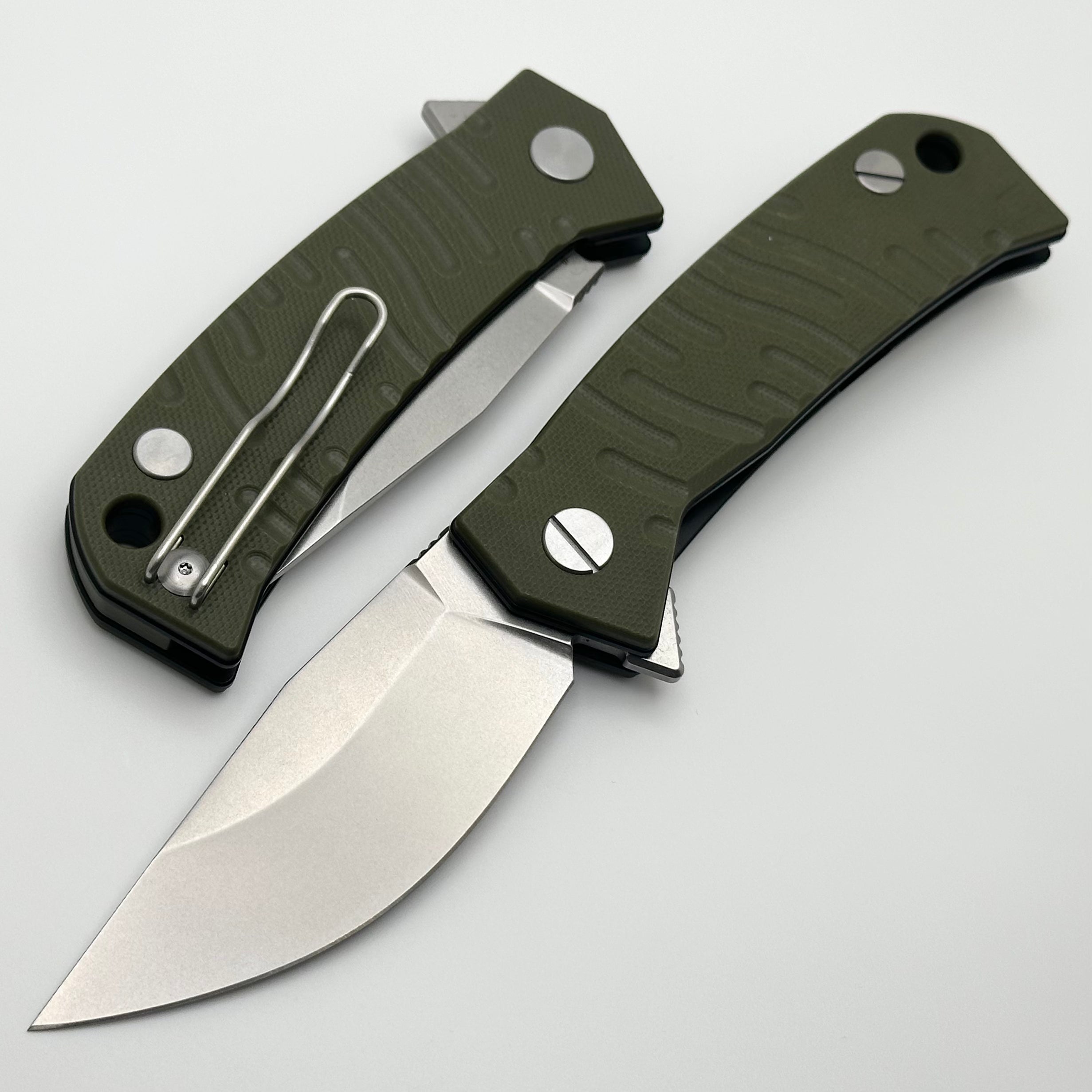 Custom Knife Factory - Echo Um Green G-10 & CPM-S35VN