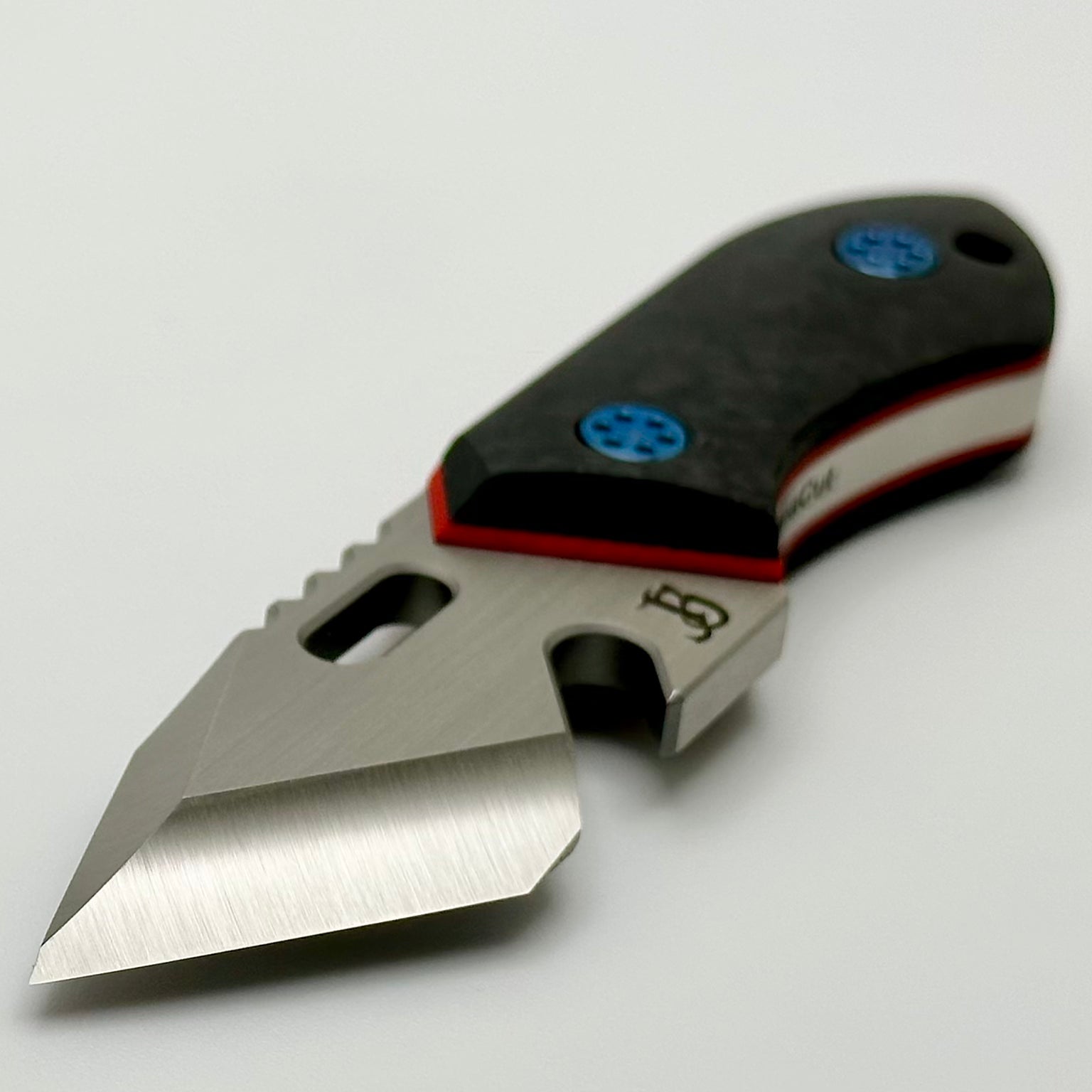 Mechforce & Jensen Bergman Knives Brew Tool w/ MagnaCut & Carbon Fiber w/ Red Liners