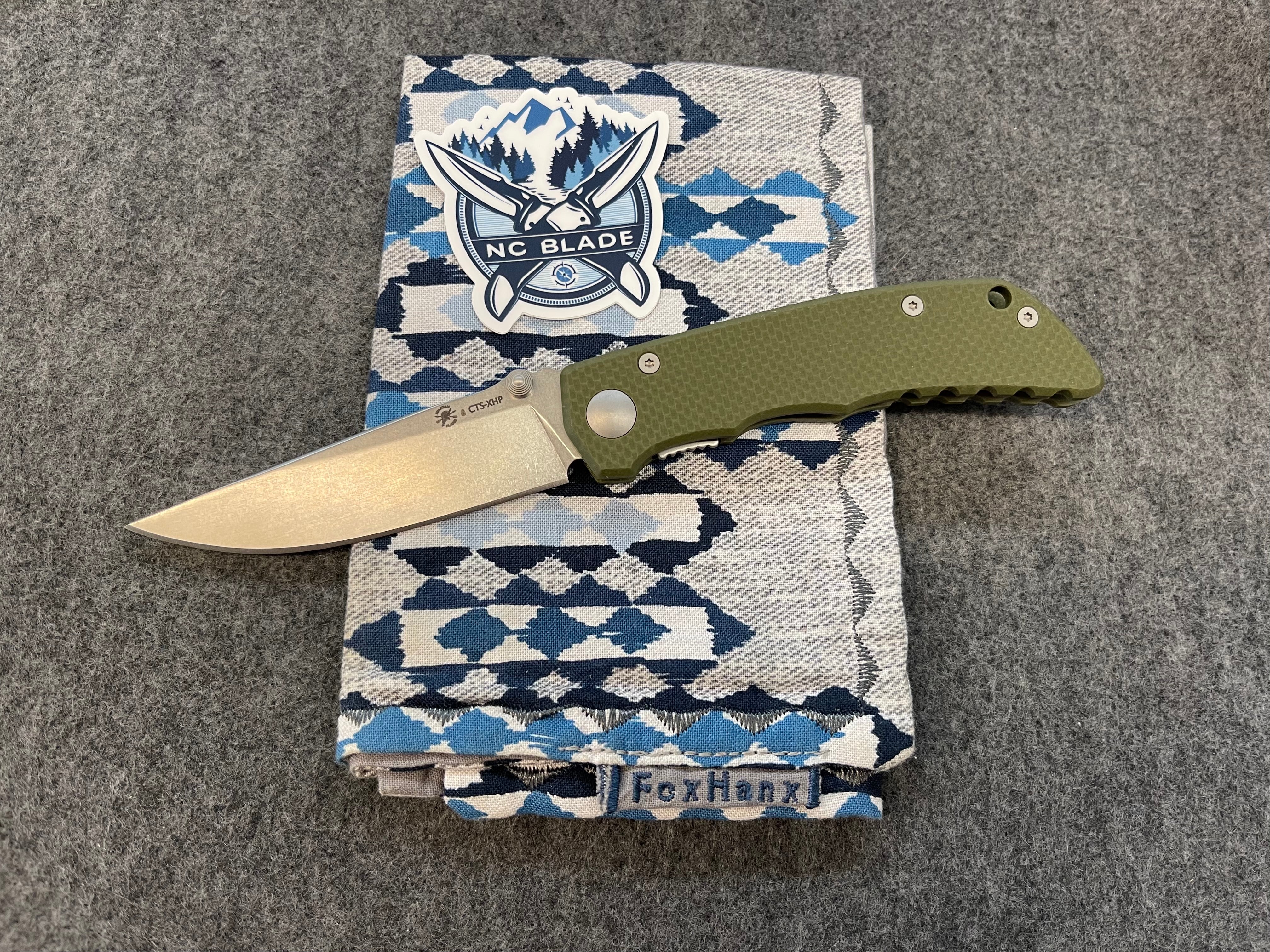 Spartan Blades Talos Green G-10