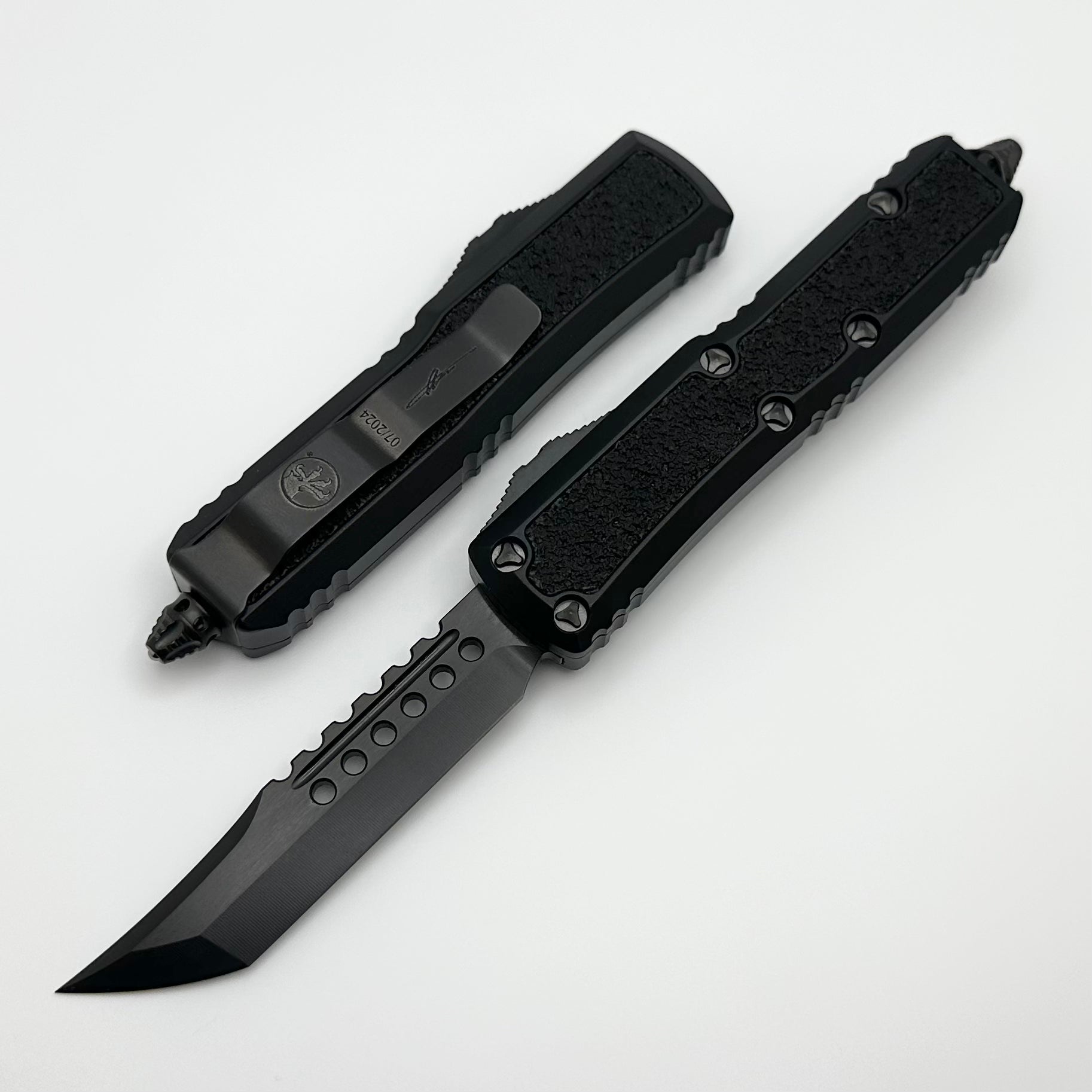 Microtech Daytona Hellhound DLC Shadow Signature Series 126H-1DLCTSH