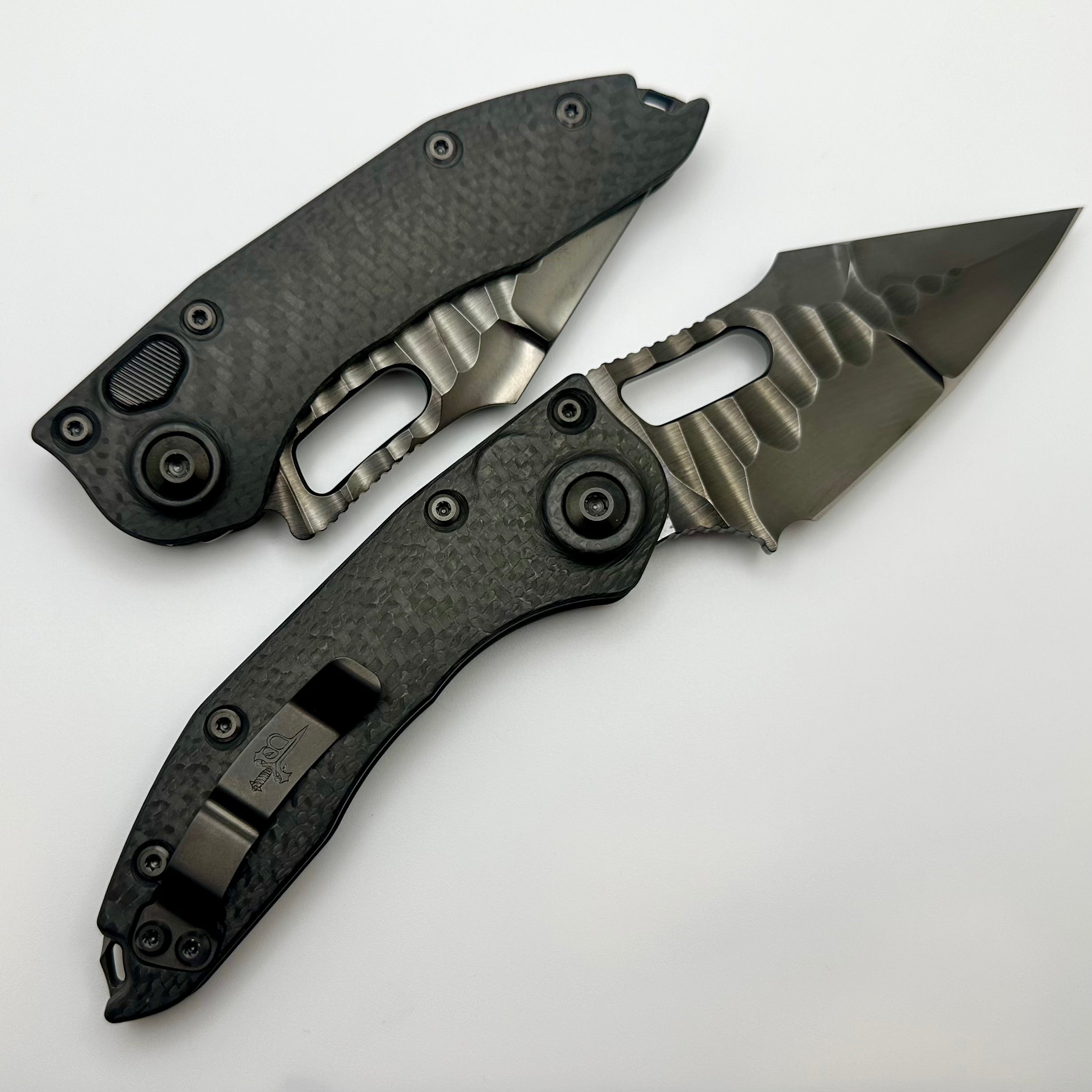 Marfione Custom Knives & Borka Blades Stitch Auto Rockstar DLC w/ Carbon Fiber