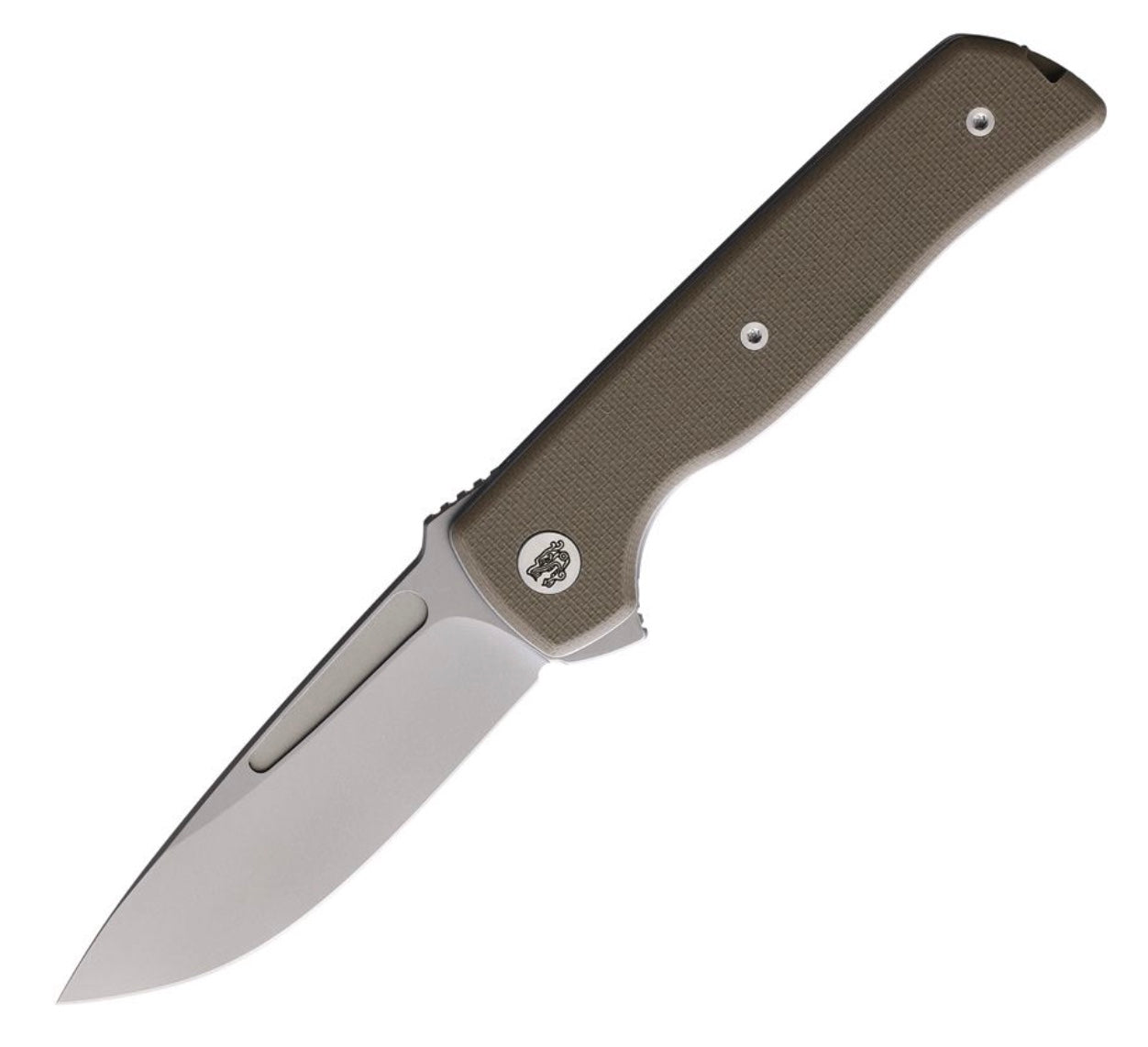 Terzuola Knives ATCF Lite Tan G-10 Linerlock w/ Stonewash Nitro-V FF010TS