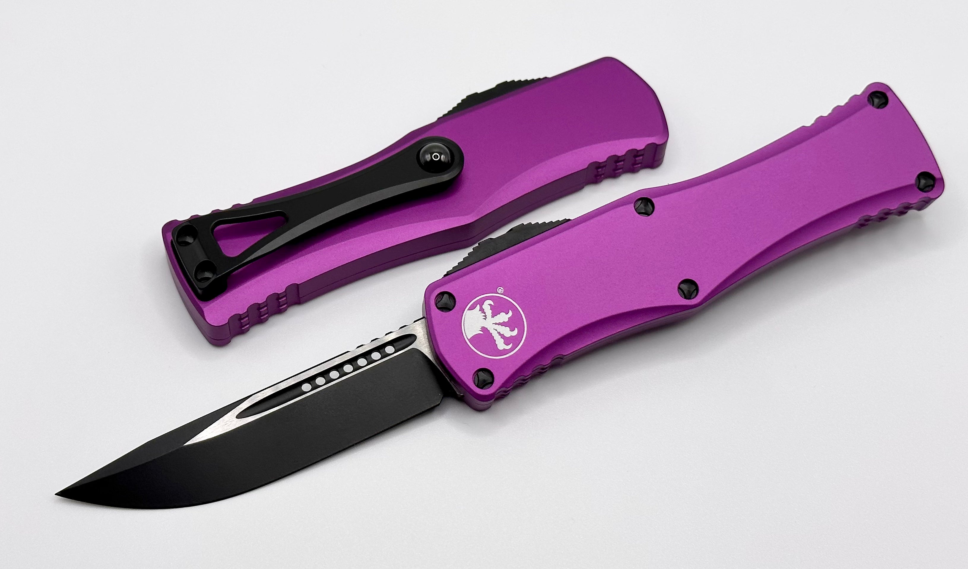 Microtech Hera Single Edge Black Standard & Violet 703-1VI