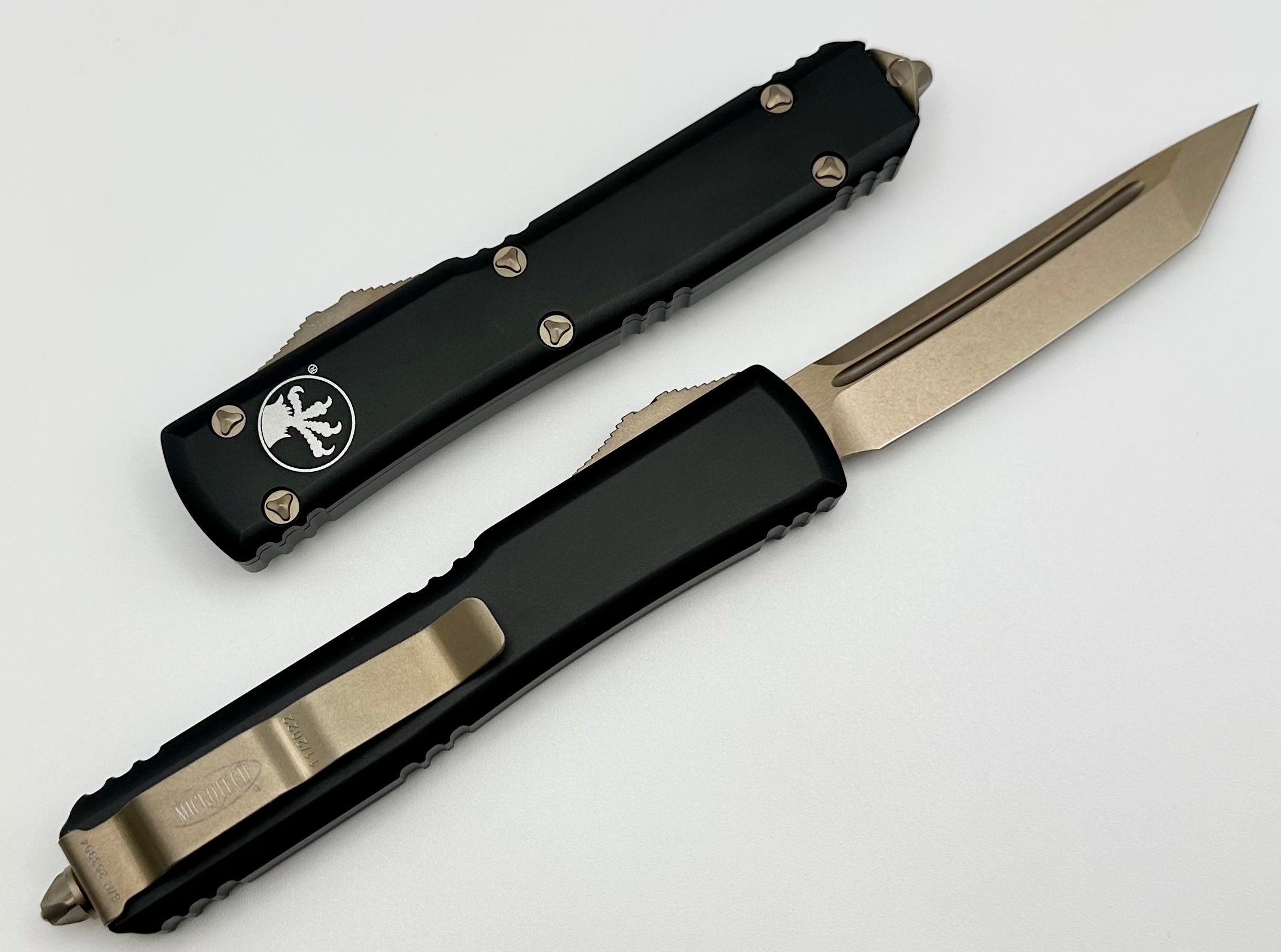 Microtech Ultratech Tanto Bronze Standard & Black 123-13