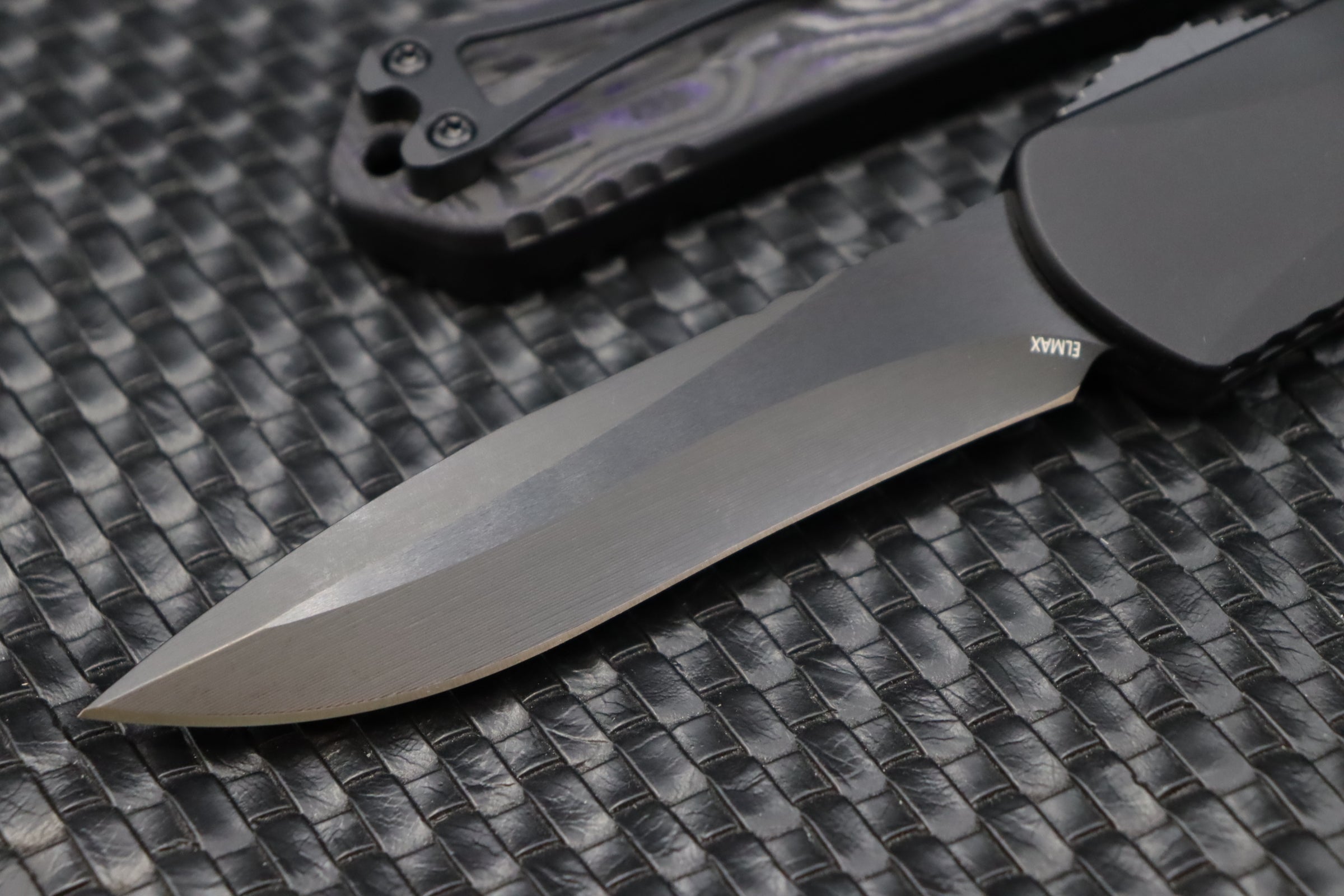 Heretic Knives Manticore X Recurve DLC & Purple Camo Carbon H033-6A-PUCF