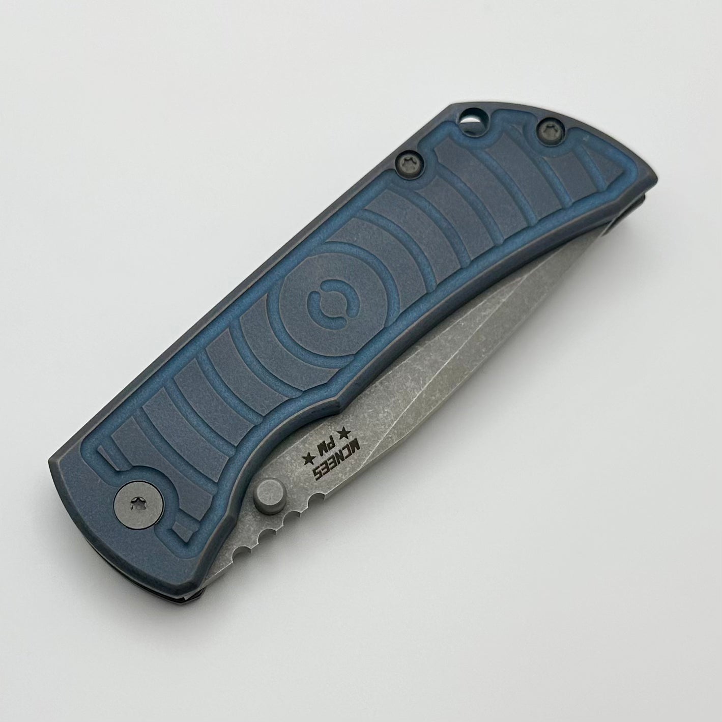 McNees Performance Machined Mac 2 3.5 Blue/Bronze  Shockwave w/ Atomic MagnaCut Gen 2