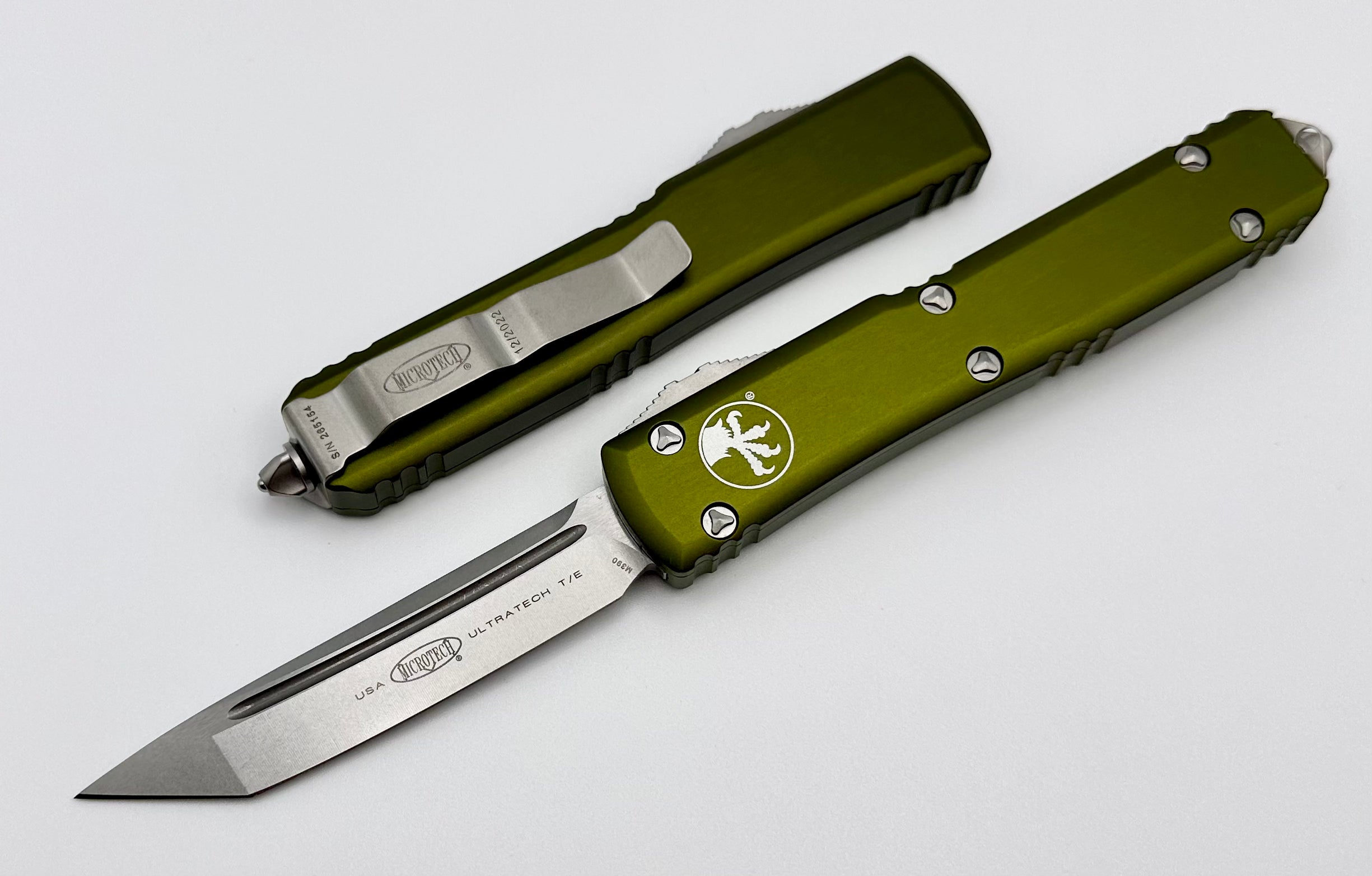 Microtech Ultratech OD Green w/ Tanto Stonewash Standard 123-10OD