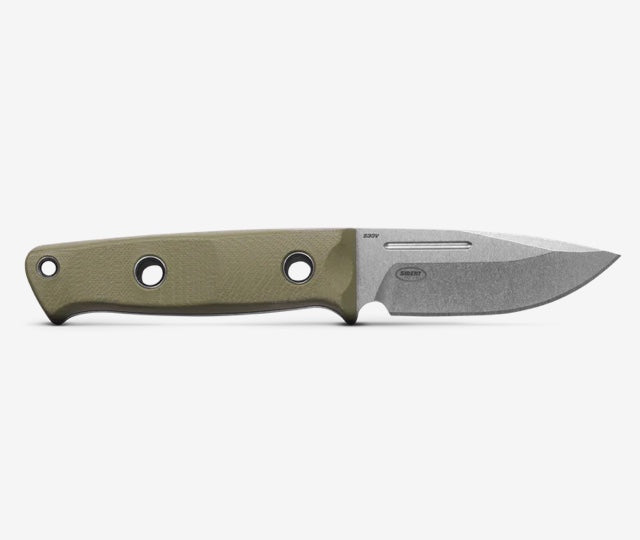 Benchmade Mini Bushcrafter OD Green & S30V Fixed Blade 165-1