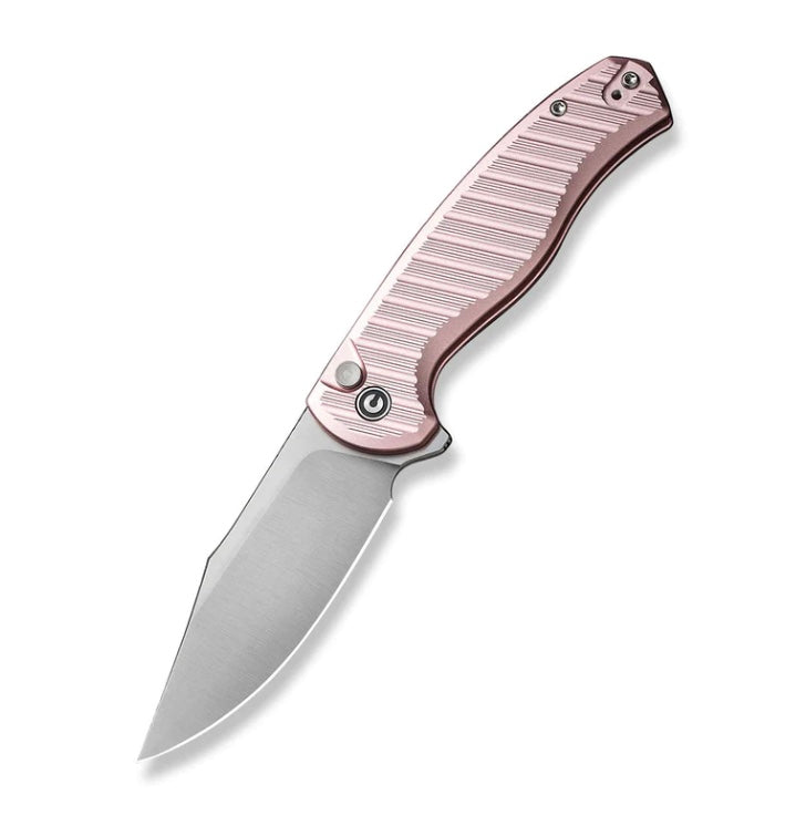 Civivi Stormhowl Flipper Satin/Pink Aluminum Handles w/ Nitro-V C23040B-3