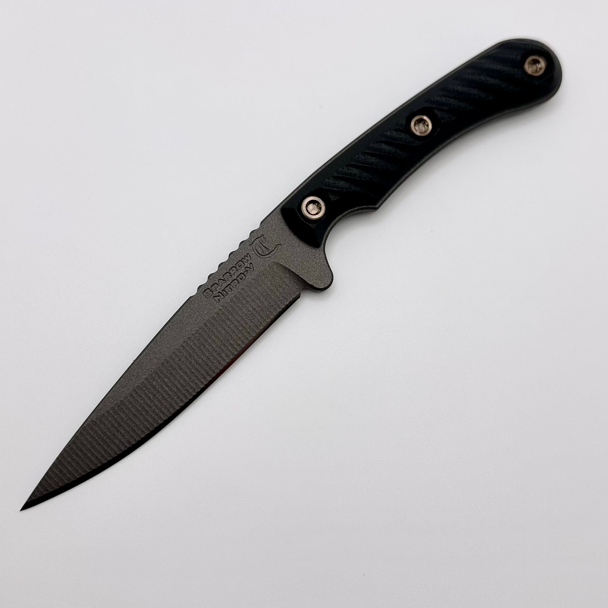 RMJ Tactical Sparrow Fixed Blade Black G-10 & Nitro-V