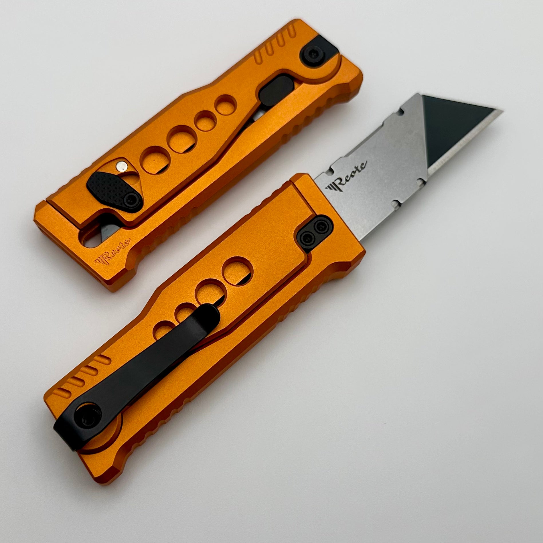 Reate EXO-U Utility Speedhole Orange Aluminum Handle