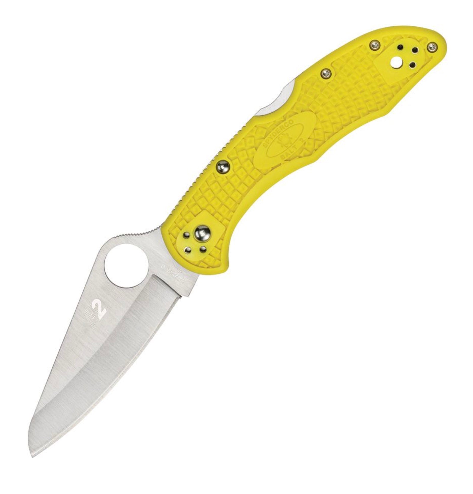 Spyderco Salt 2 Yellow FRN & Black H-1 C88PYL2