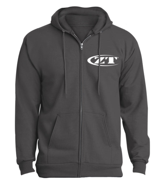 ZT Zip-Up Hoodie Charcoal