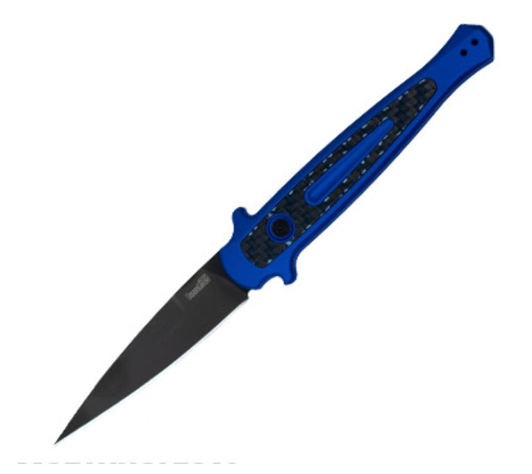 Kershaw Launch 8 Blue Aluminum/Carbon Fiber & Black CPM-154 7150BLUBLK