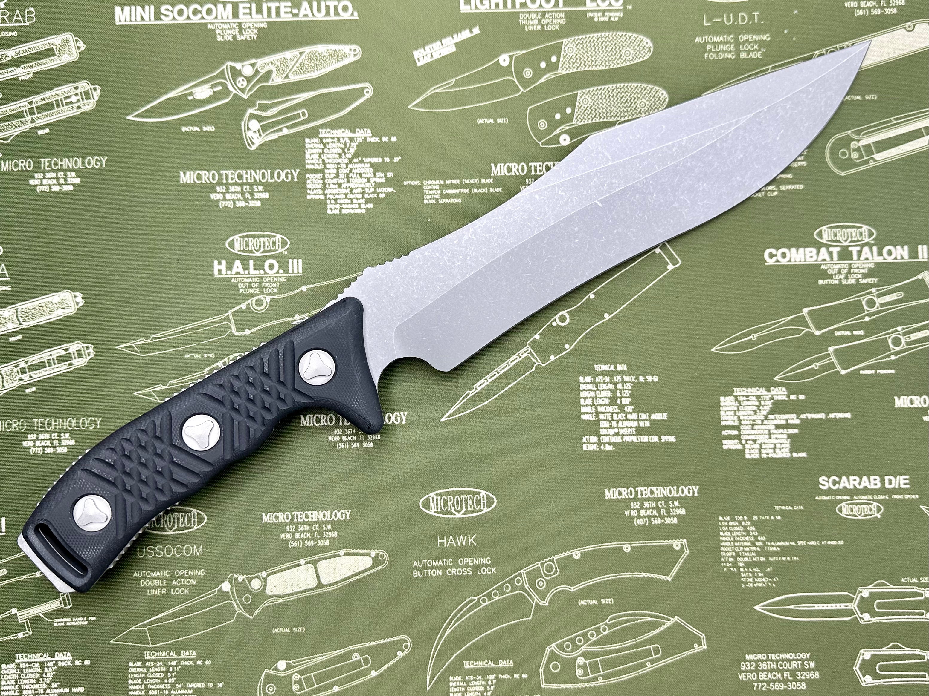 Microtech Arbiter Apocalyptic Standard Fixed Blade 104-10AP