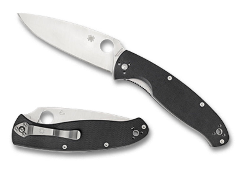 Spyderco Resilience Black G-10 & 8Cr13MoV C142GP