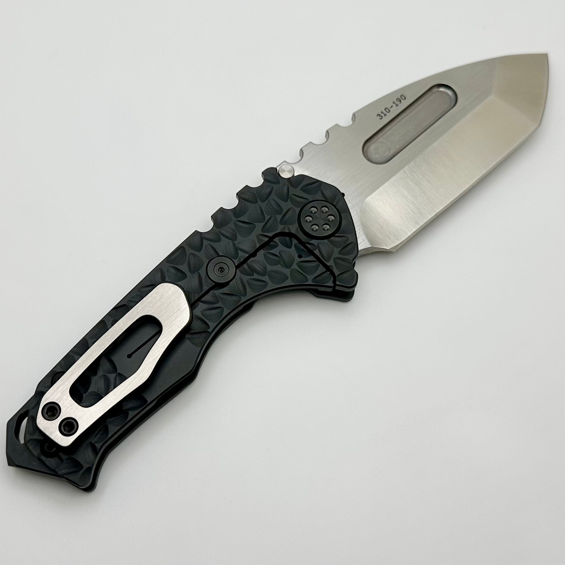 Medford Praetorian Genesis T DLC Peaks & Valleys Handles w/ Black Hardware & Satin S45VN Tanto