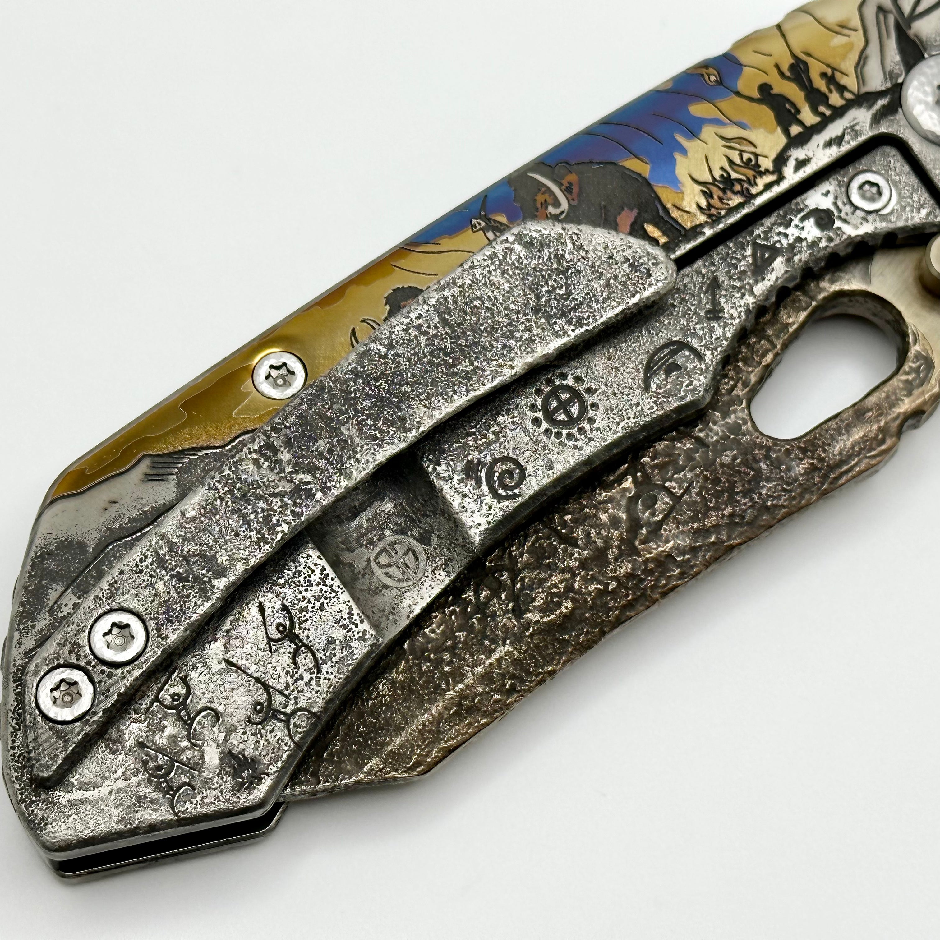 Custom Knife Factory Evo 3.0C ONE OFF Wolly Mammoth