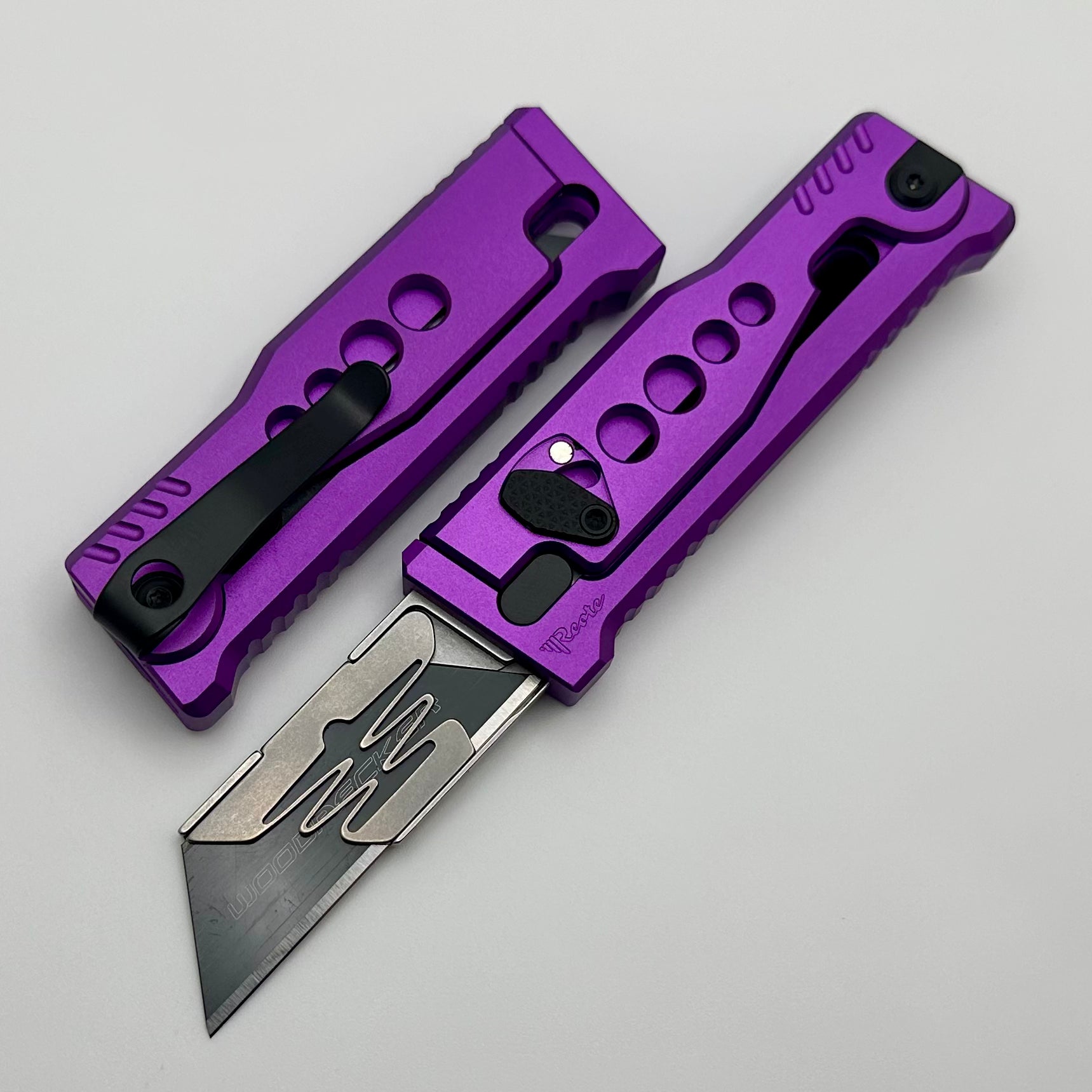 Reate EXO-U Utility Speedhole Purple Aluminum Handle