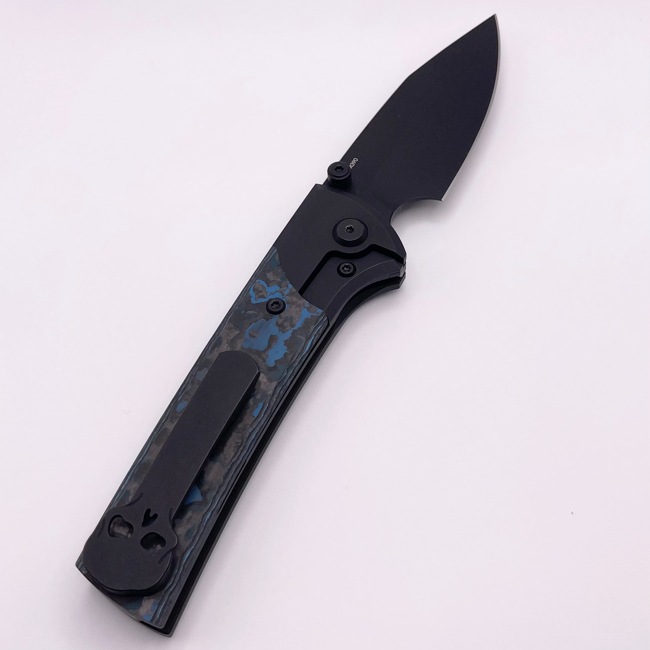 PRE OWNED Chaves Scapegoat PVD Titanium w/ Artic Storm Inlays & PVD M390 Exclusive