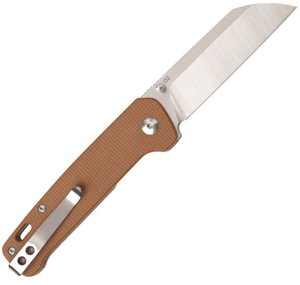 QSP Penguin Tan Micarta D2 QS130-J