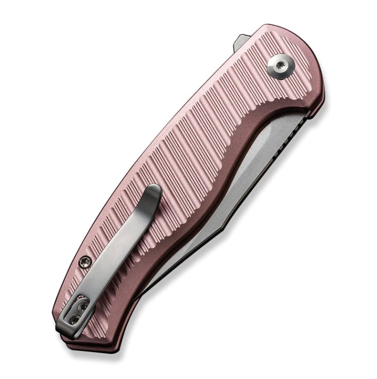 Civivi Stormhowl Flipper Satin/Pink Aluminum Handles w/ Nitro-V C23040B-3