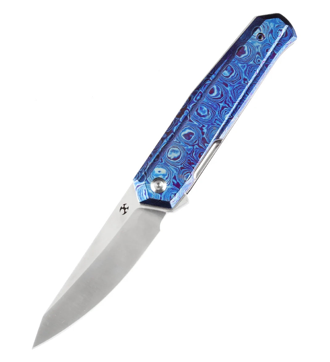 Kansept Integra Flipper Timascus Handles & S35VN K1042B1