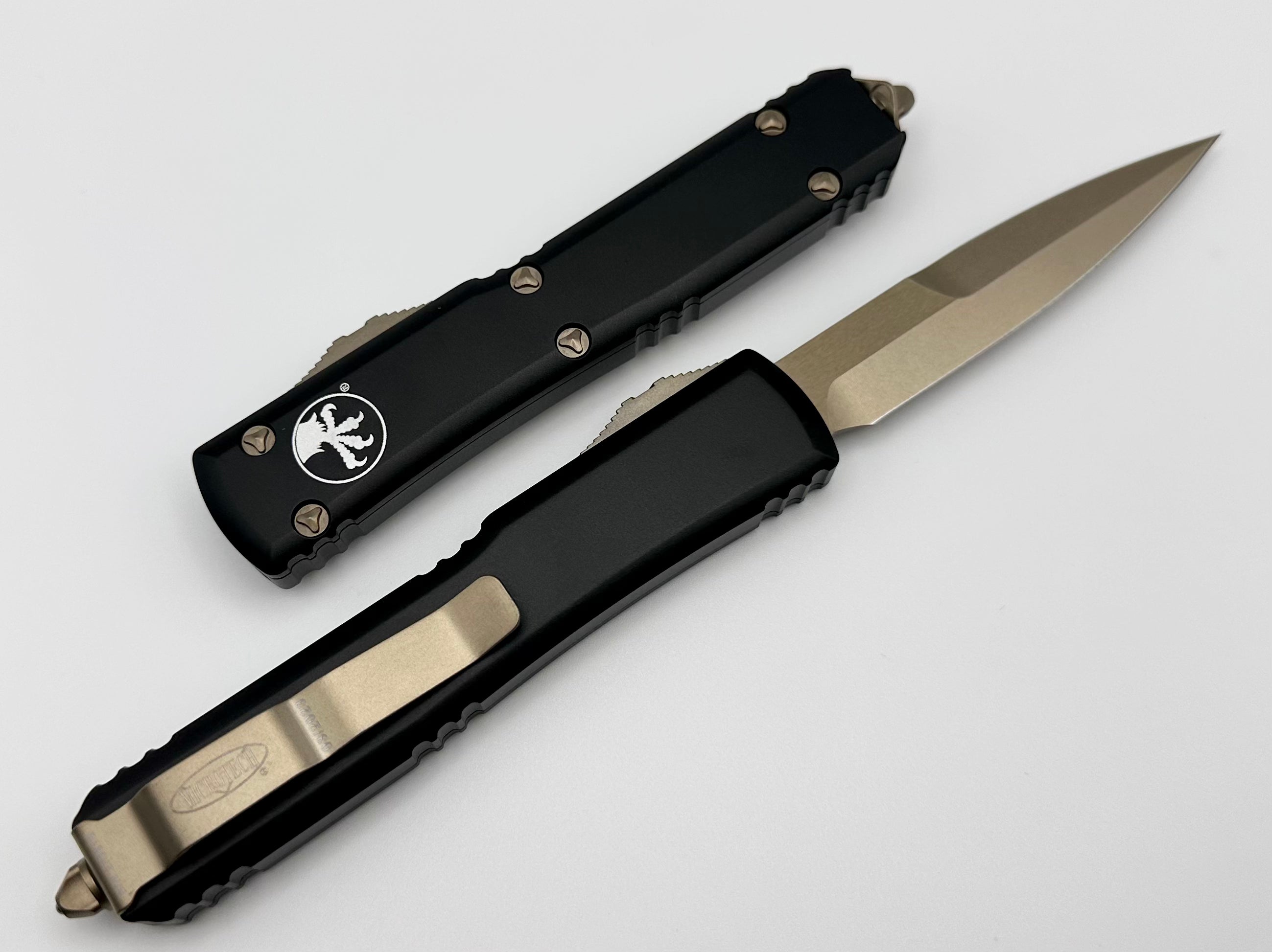 Microtech Ultratech Bayonet Grind Bronze Standard & Black 120-13