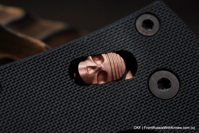 Custom Knife Factory Copperhead Copper Ball Cage Lock For Spyderco Manix 2 Models